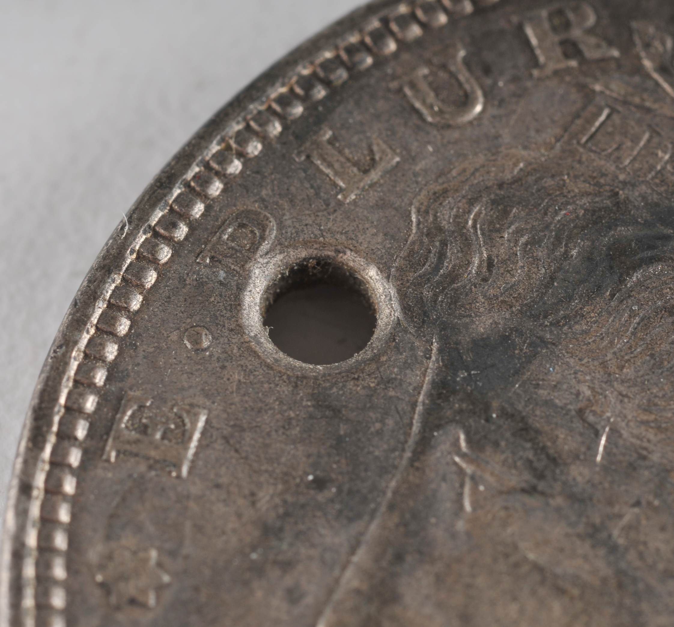 1921 Morgan silver dollar