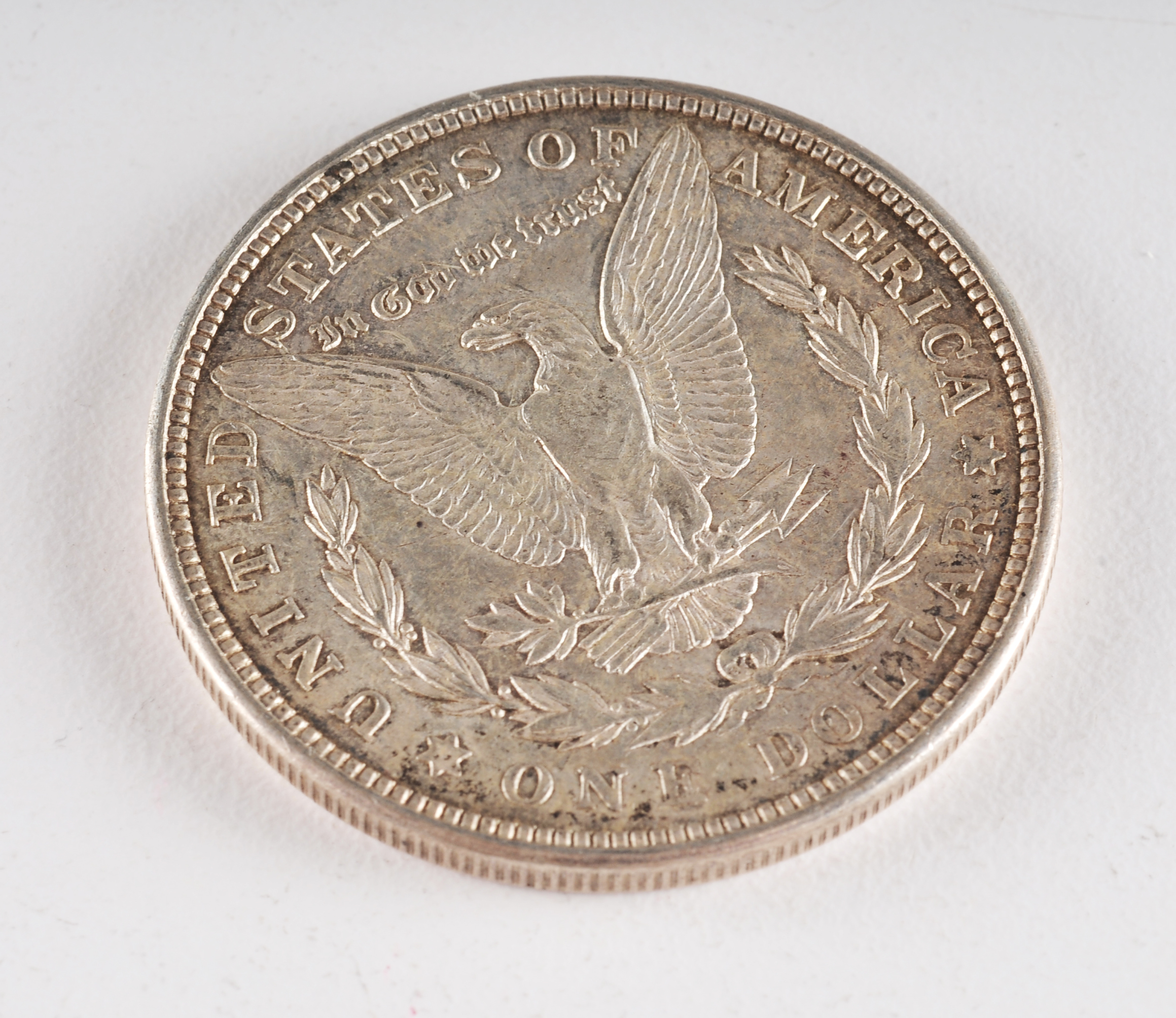 1921 D Morgan silver dollar