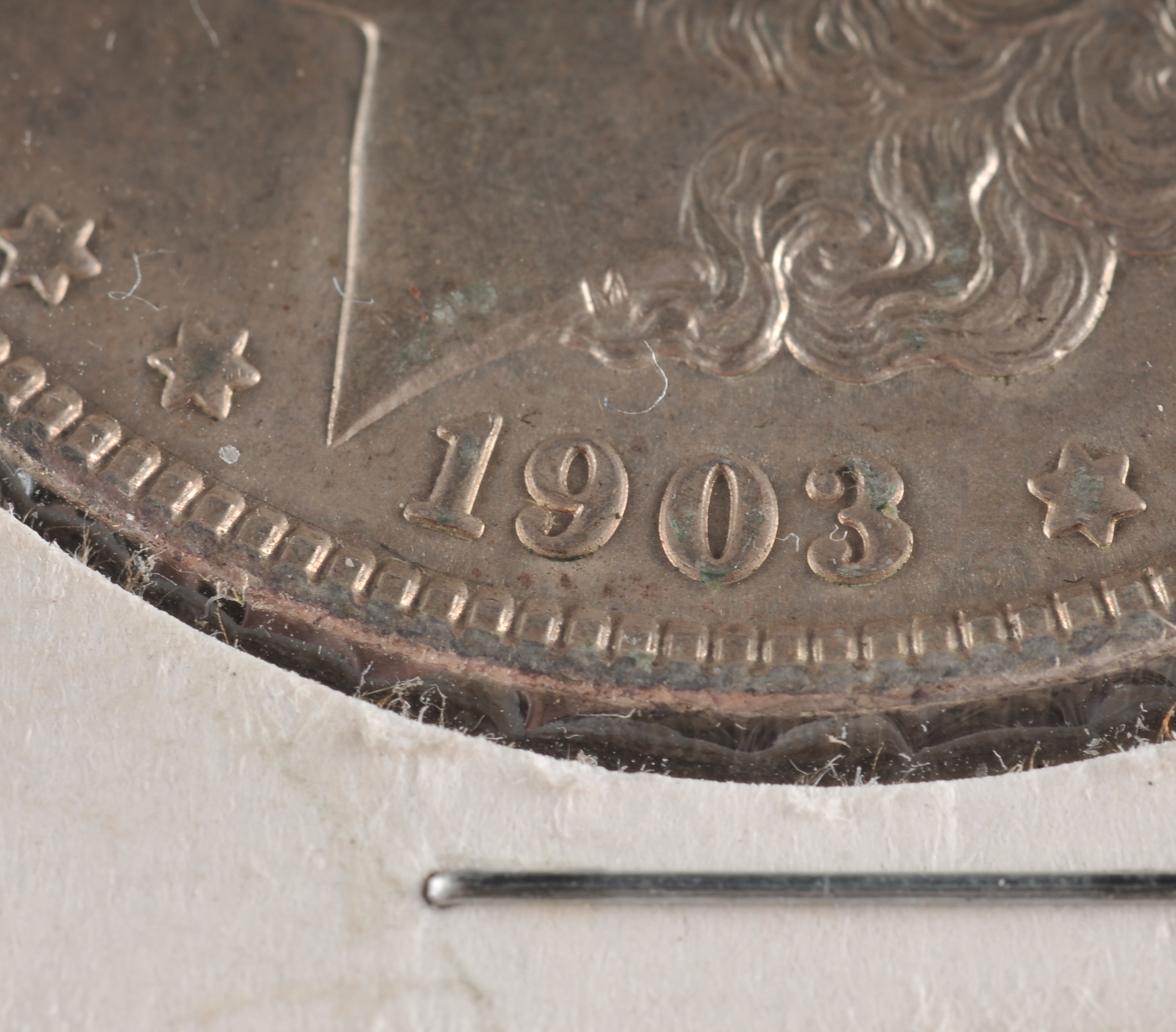 1903 Morgan silver dollar