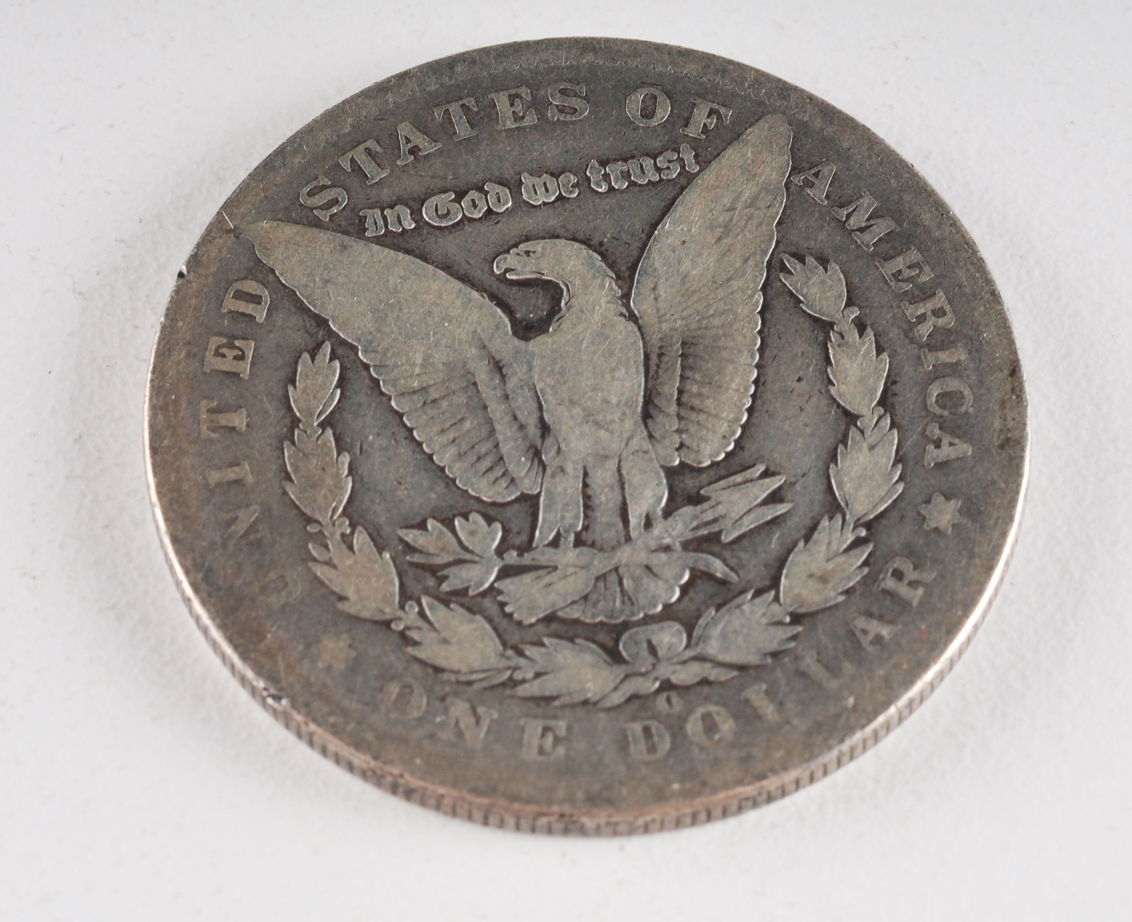 1894 O Morgan silver dollar