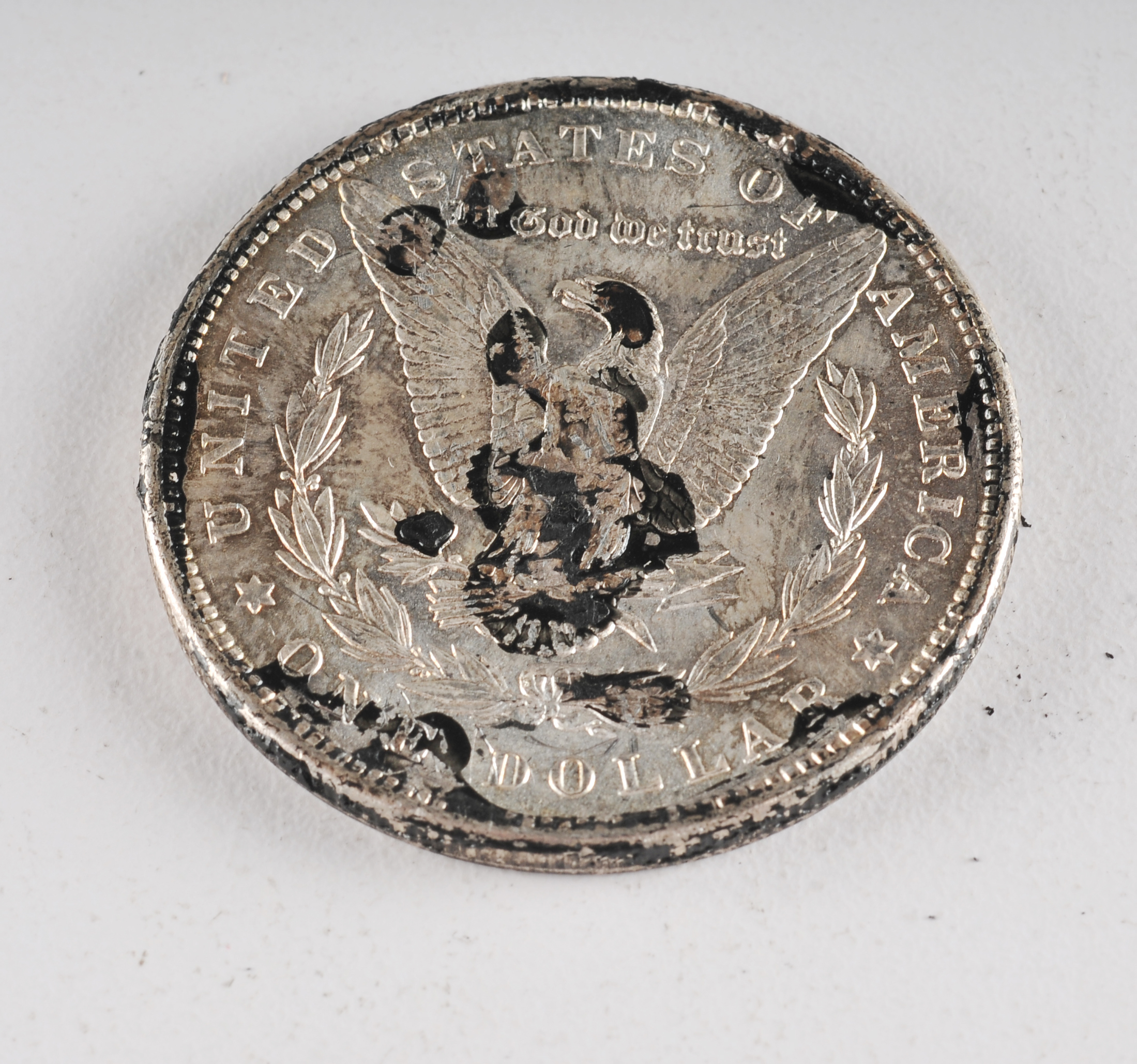 1889 Morgan silver dollar