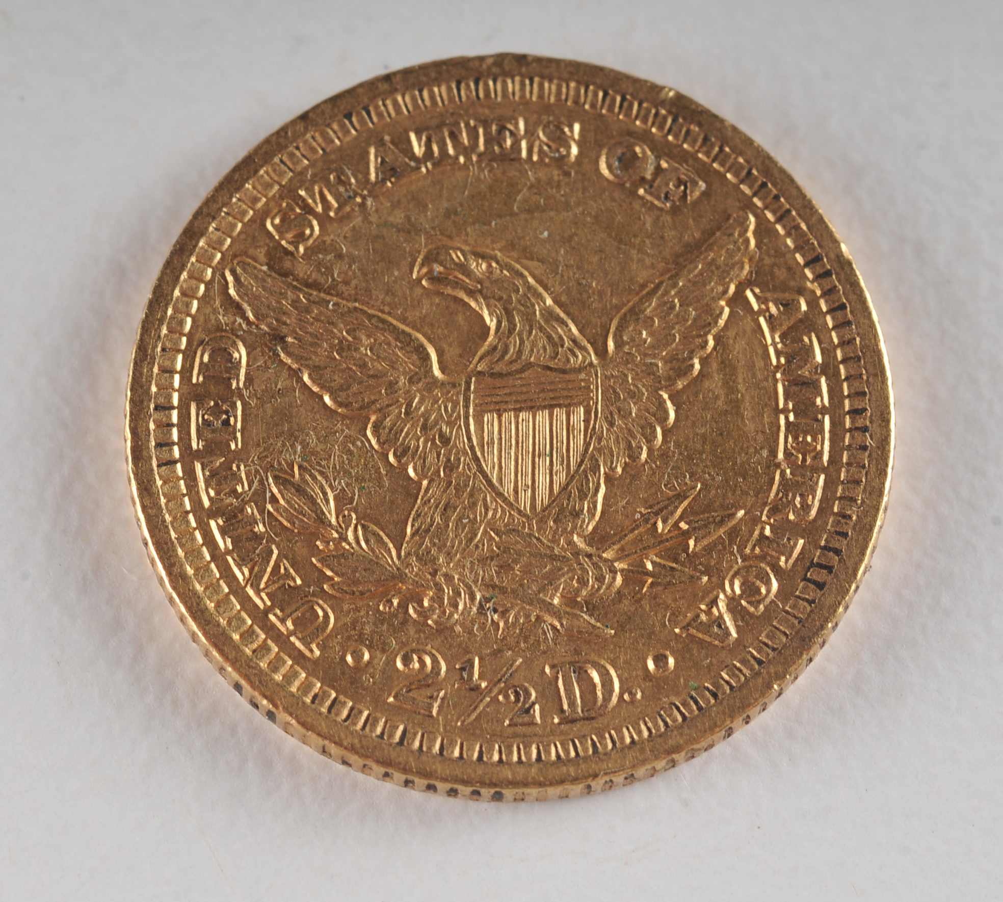 1906 Liberty Head $2 1/2 gold coin