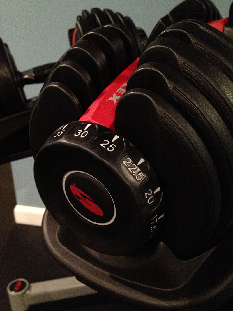 Bowflex SelectTech 552 Adjustable Dumbbells with Stand 