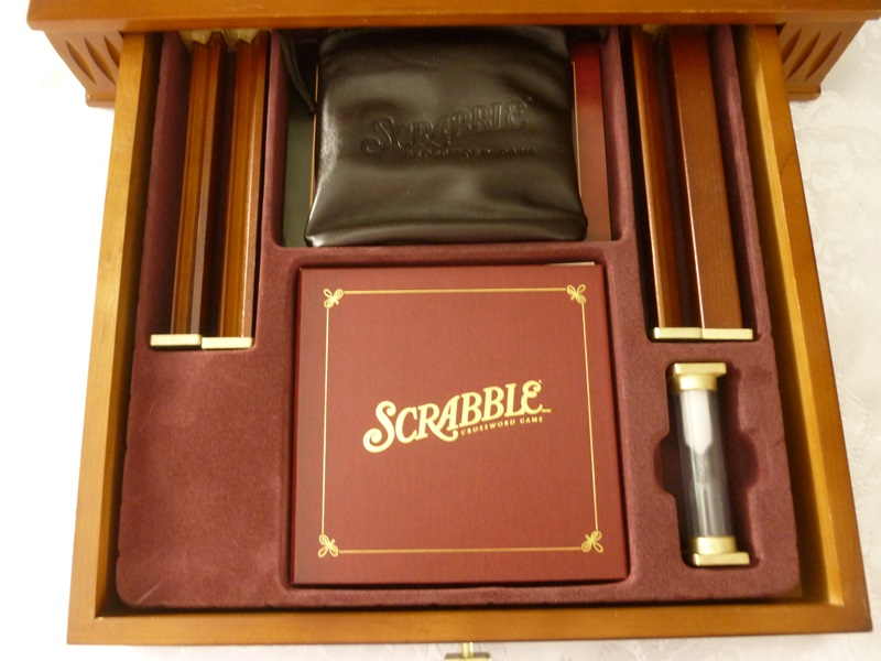 Deluxe Scrabble Turntable Game Set 