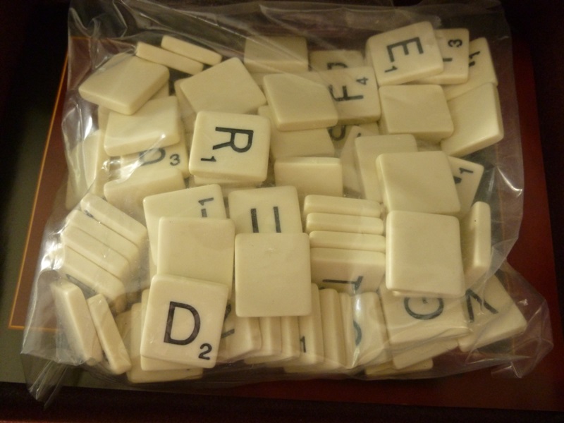 Deluxe Scrabble Turntable Game Set 