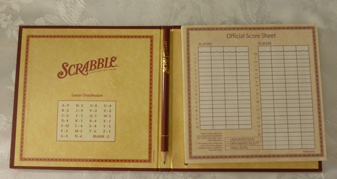 Deluxe Scrabble Turntable Game Set 