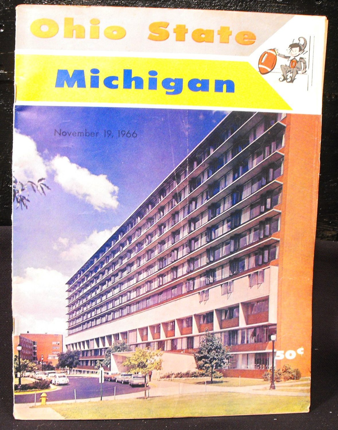 (2) 1960s Vintage Ohio State Football Programs, Michigan & Texas A& M