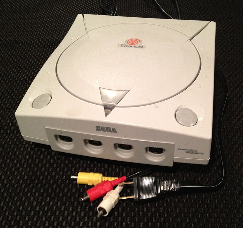 Sega Dreamcast Store Display and Games