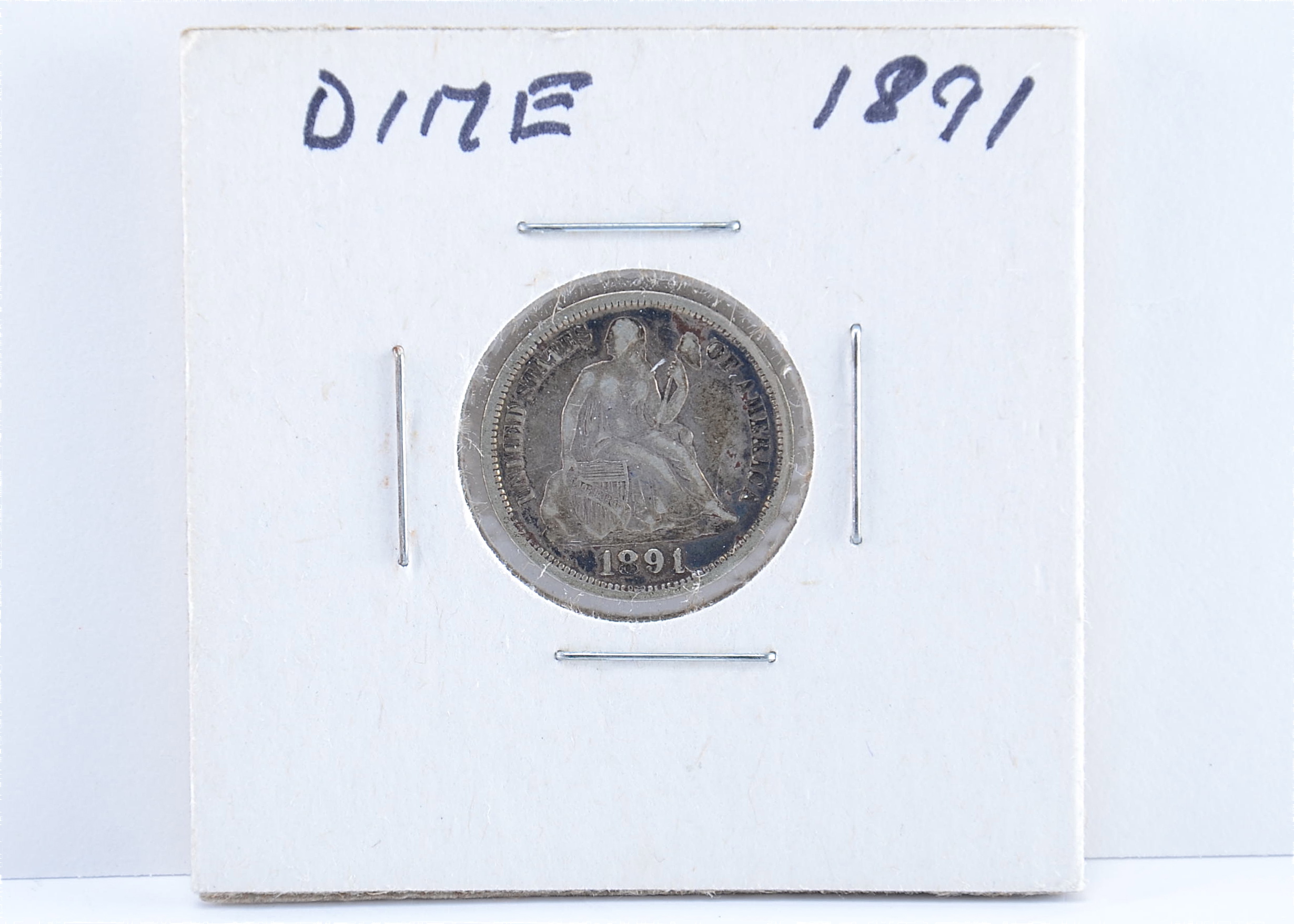 1891 Liberty Seated silver dime