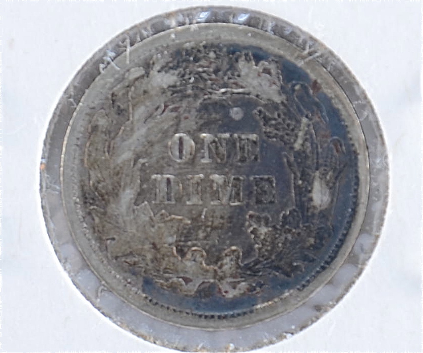 1891 Liberty Seated silver dime