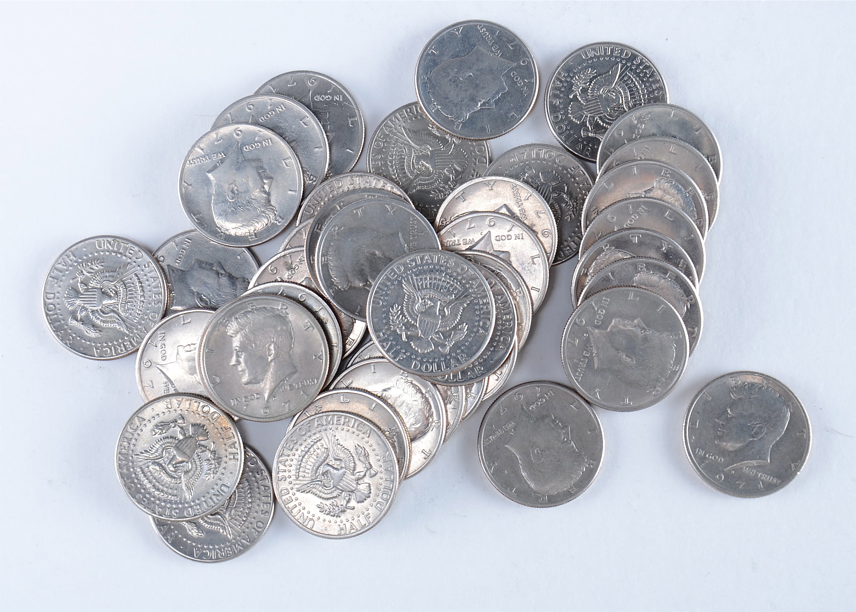 Group of (40) 1971 JFK Half dollars