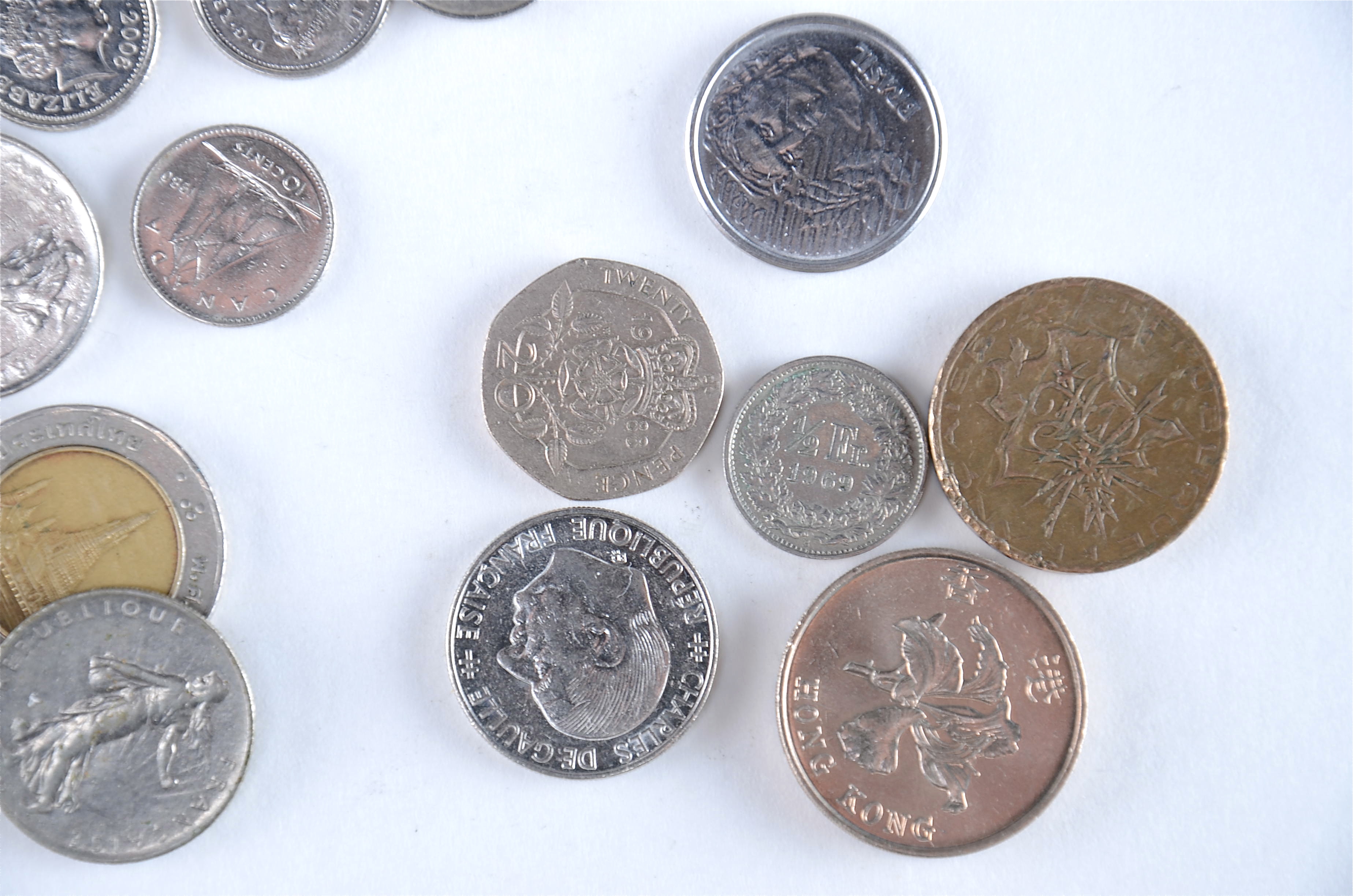 Group of (46) foreign coins