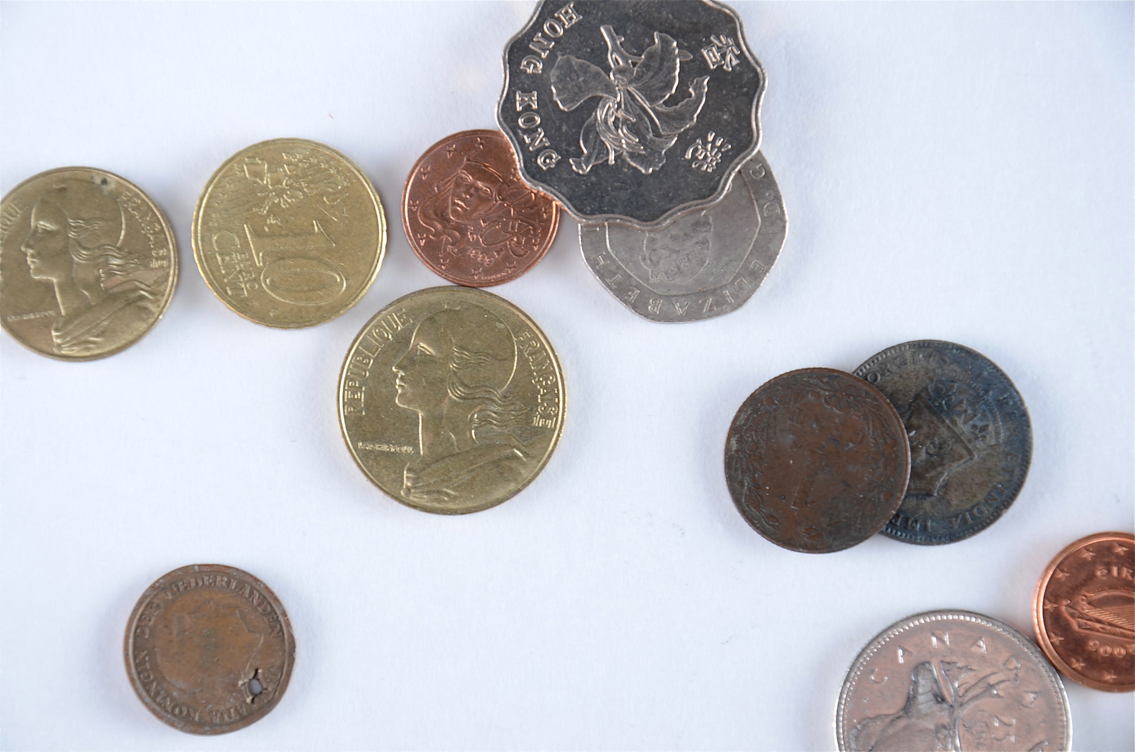 Group of (46) foreign coins
