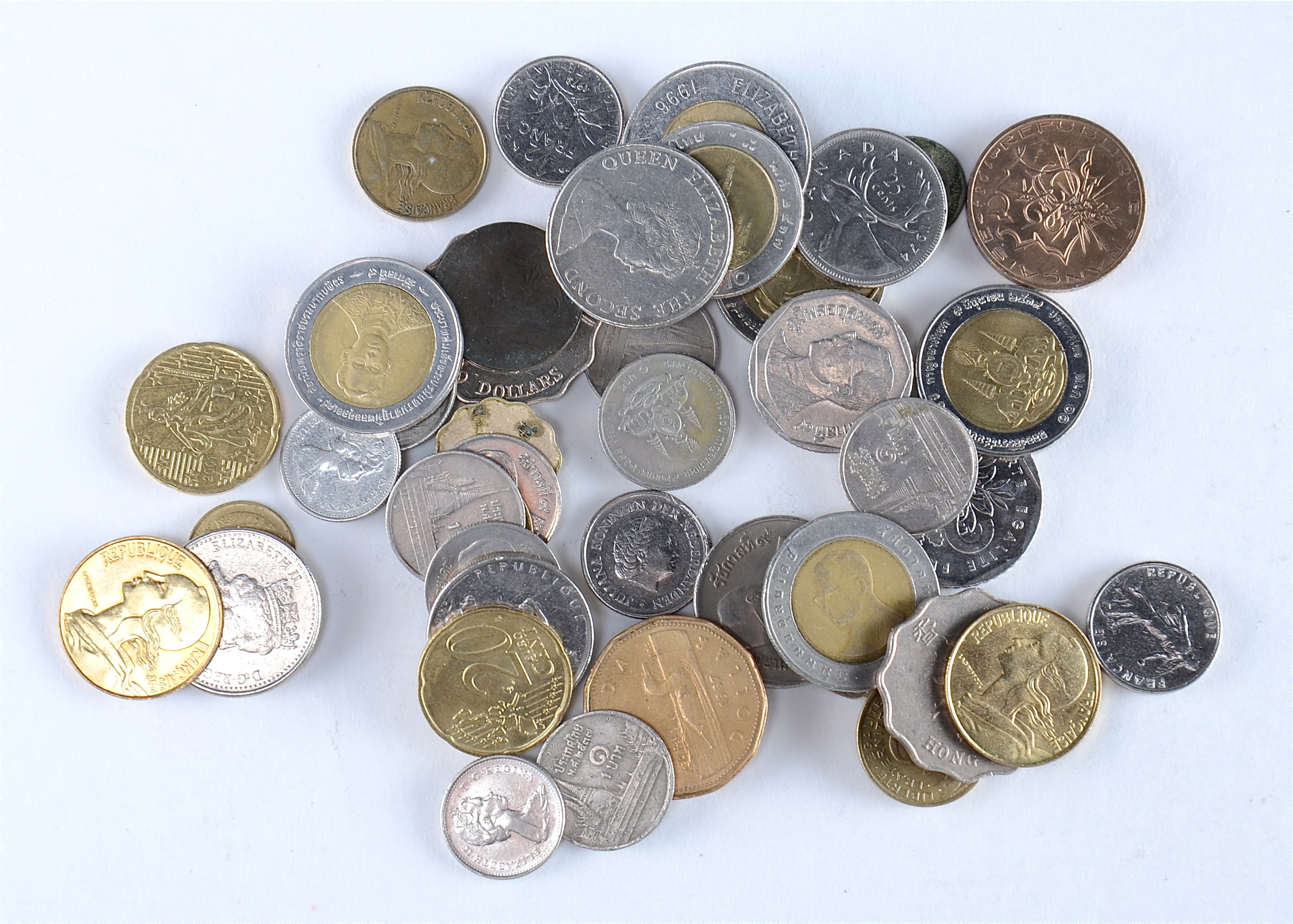 Group of (46) foreign coins (Group 2)