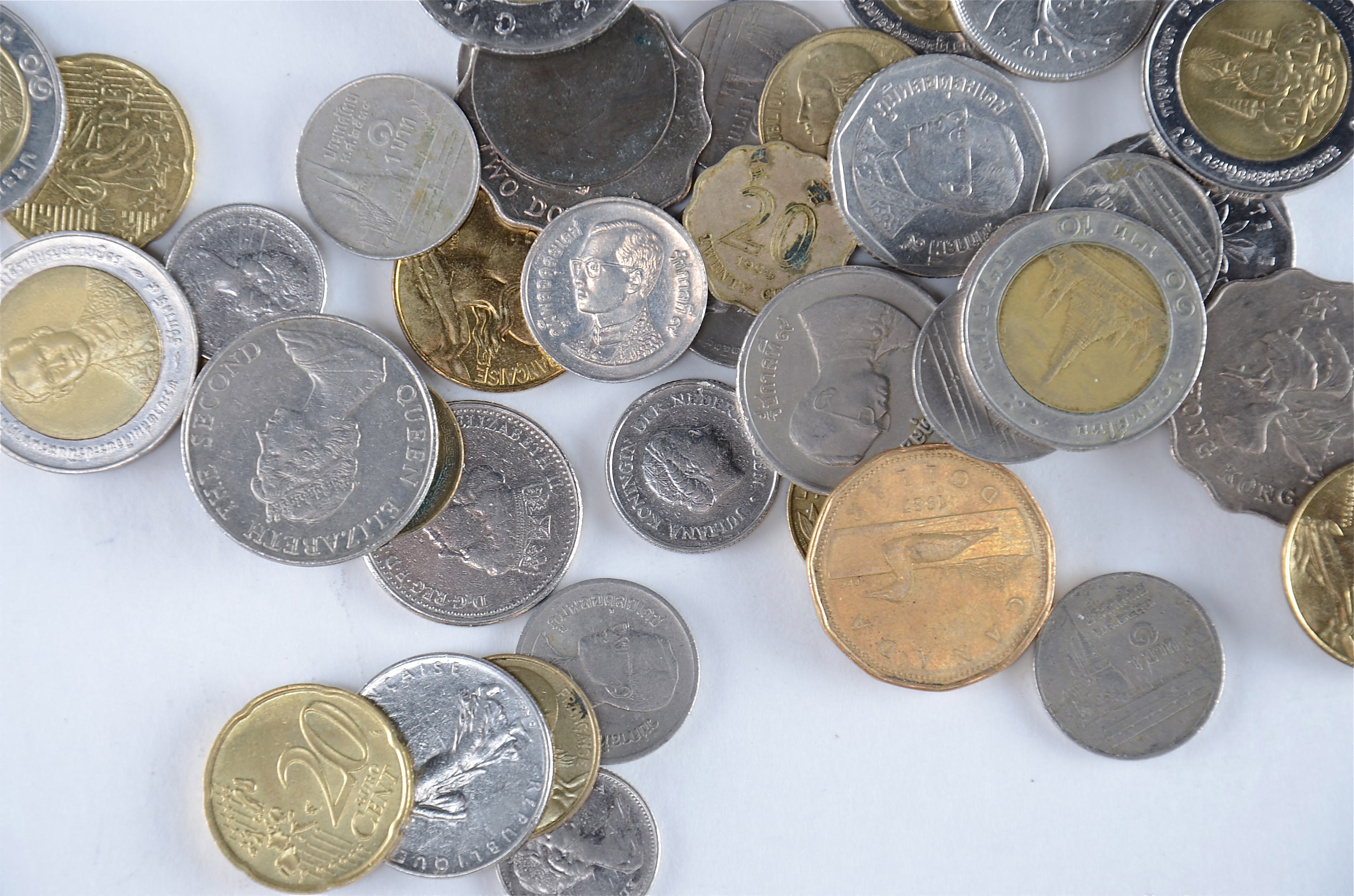 Group of (46) foreign coins (Group 2)