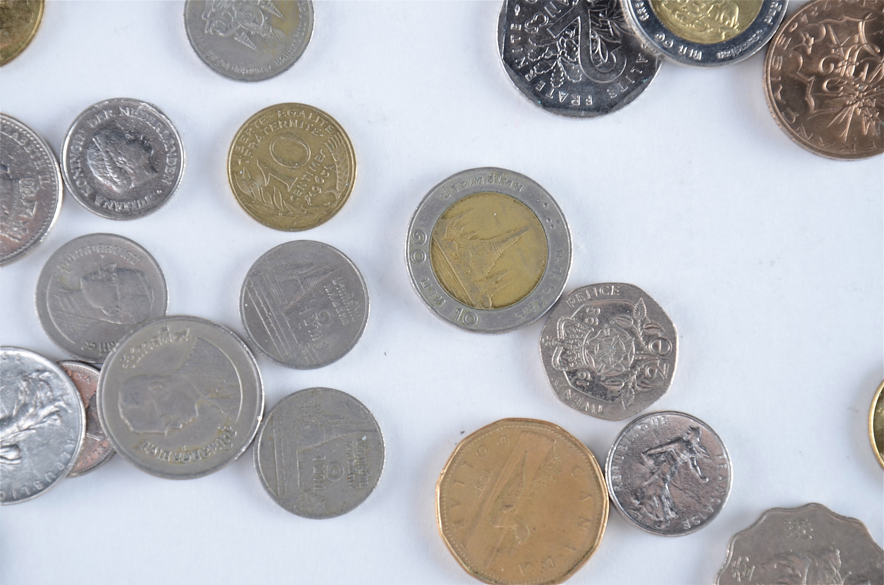 Group of (46) foreign coins (Group 2)