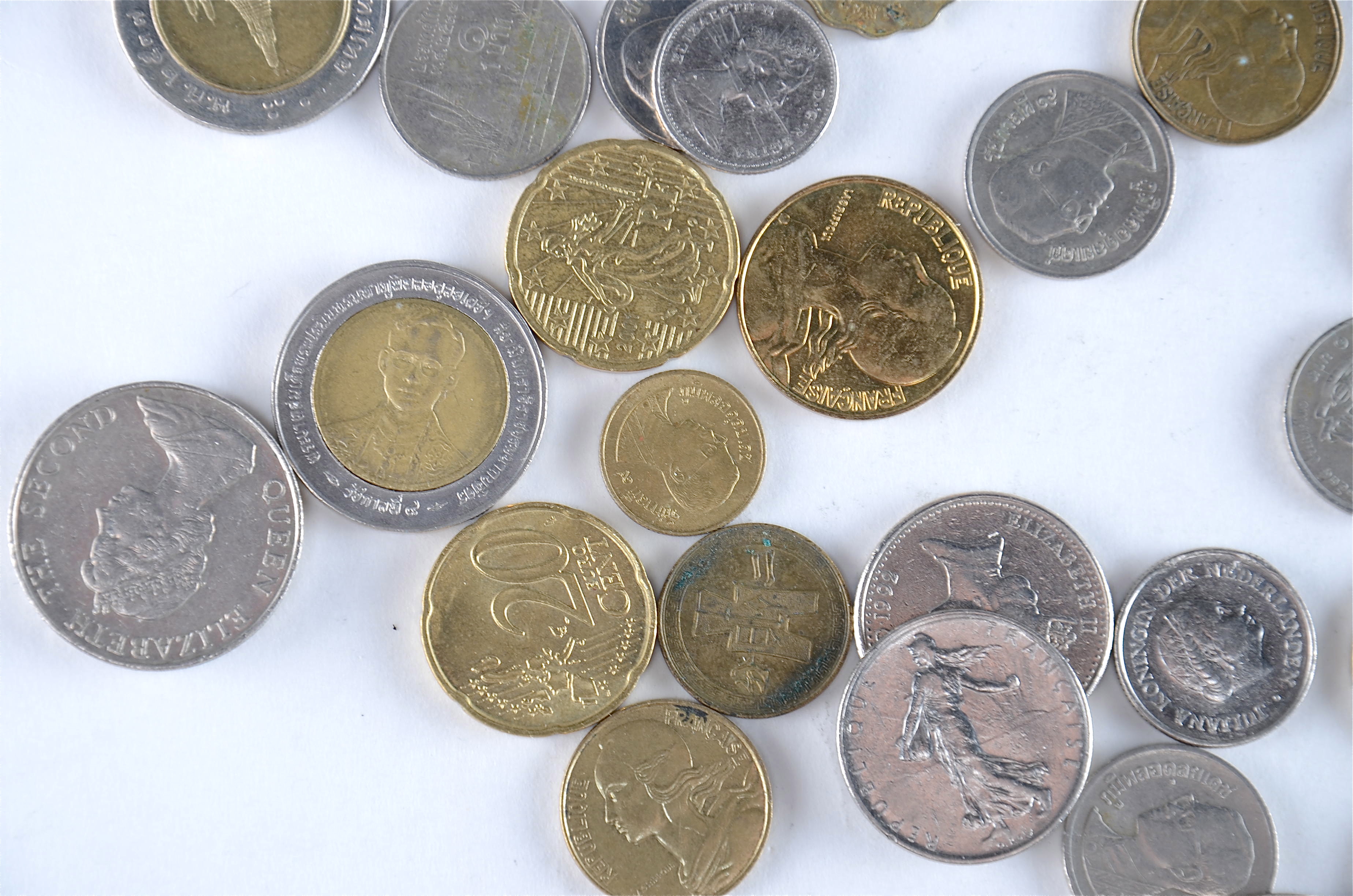 Group of (46) foreign coins (Group 2)