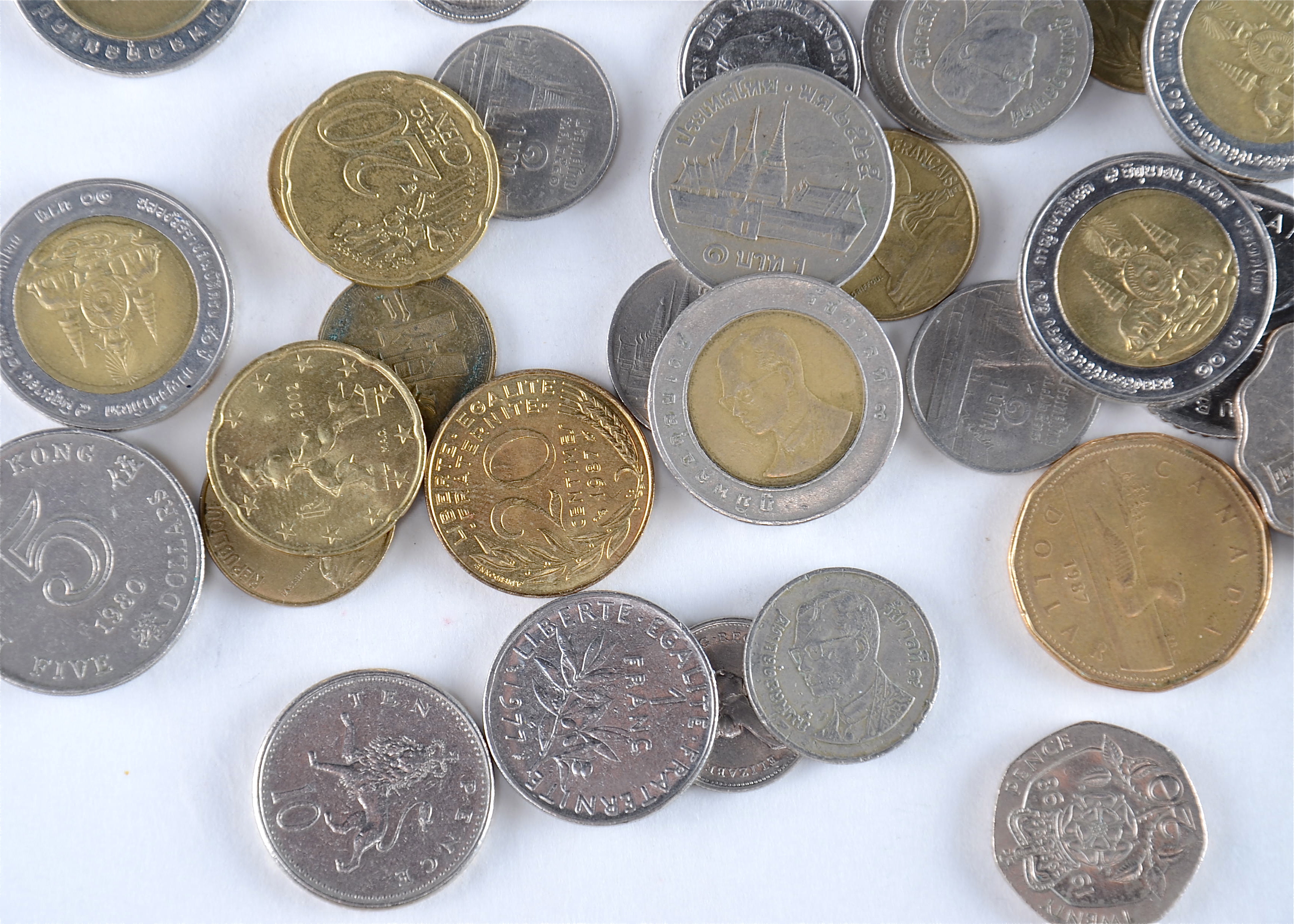 Group of (46) foreign coins (Group 2)