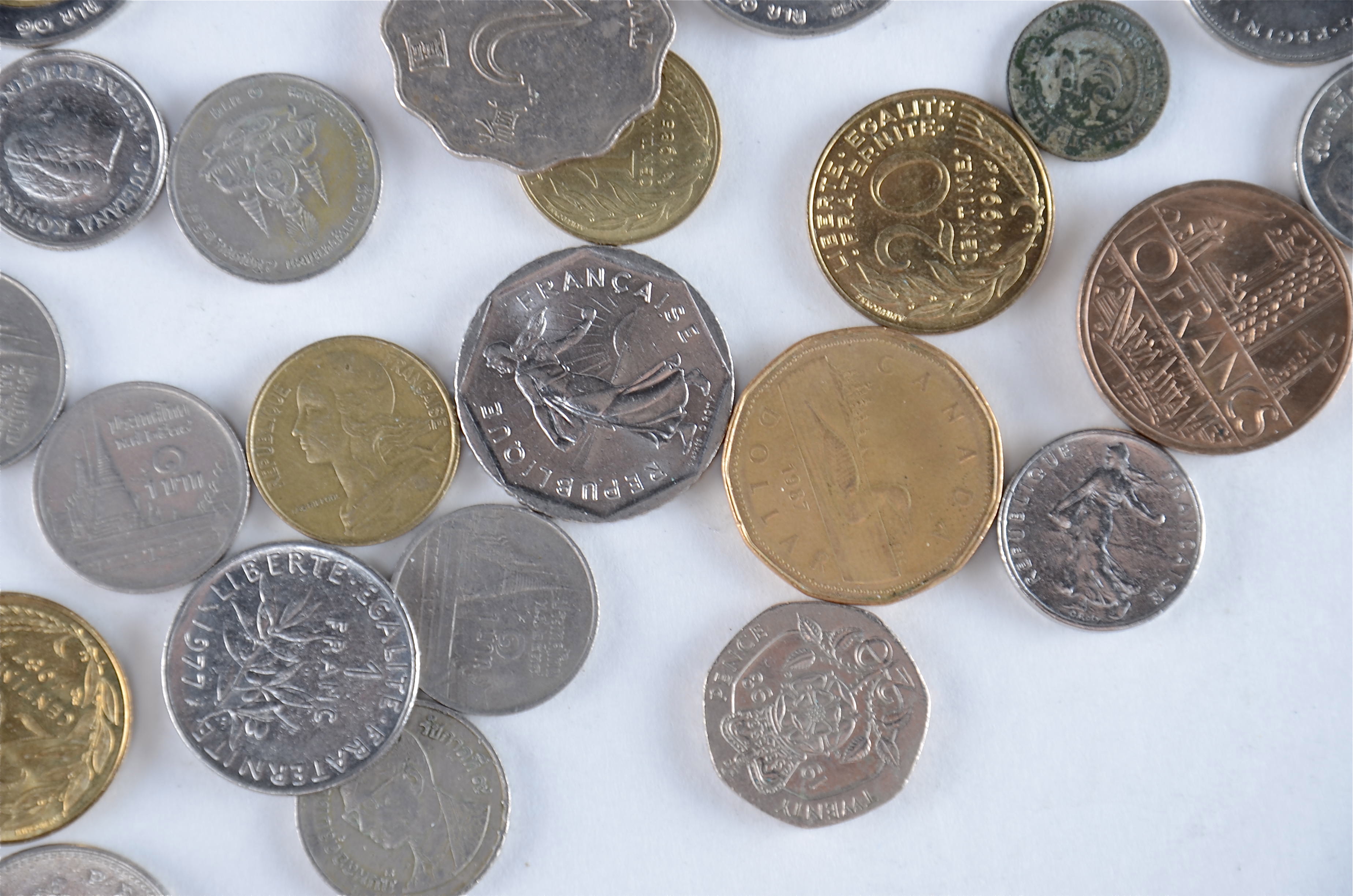 Group of (46) foreign coins (Group 2)