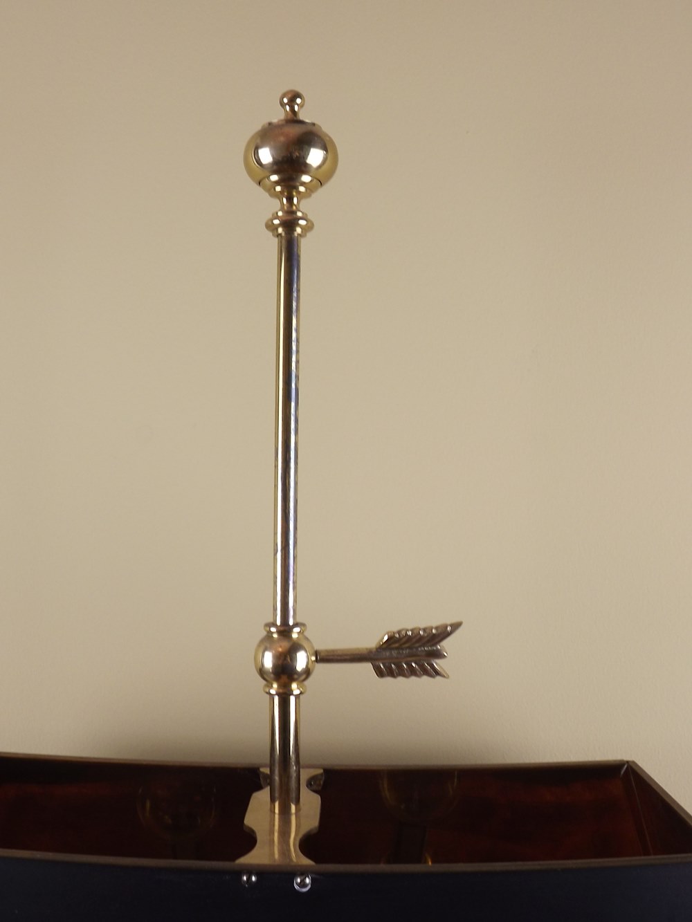 Solid Brass Swan Candlestick Style Table Lamp