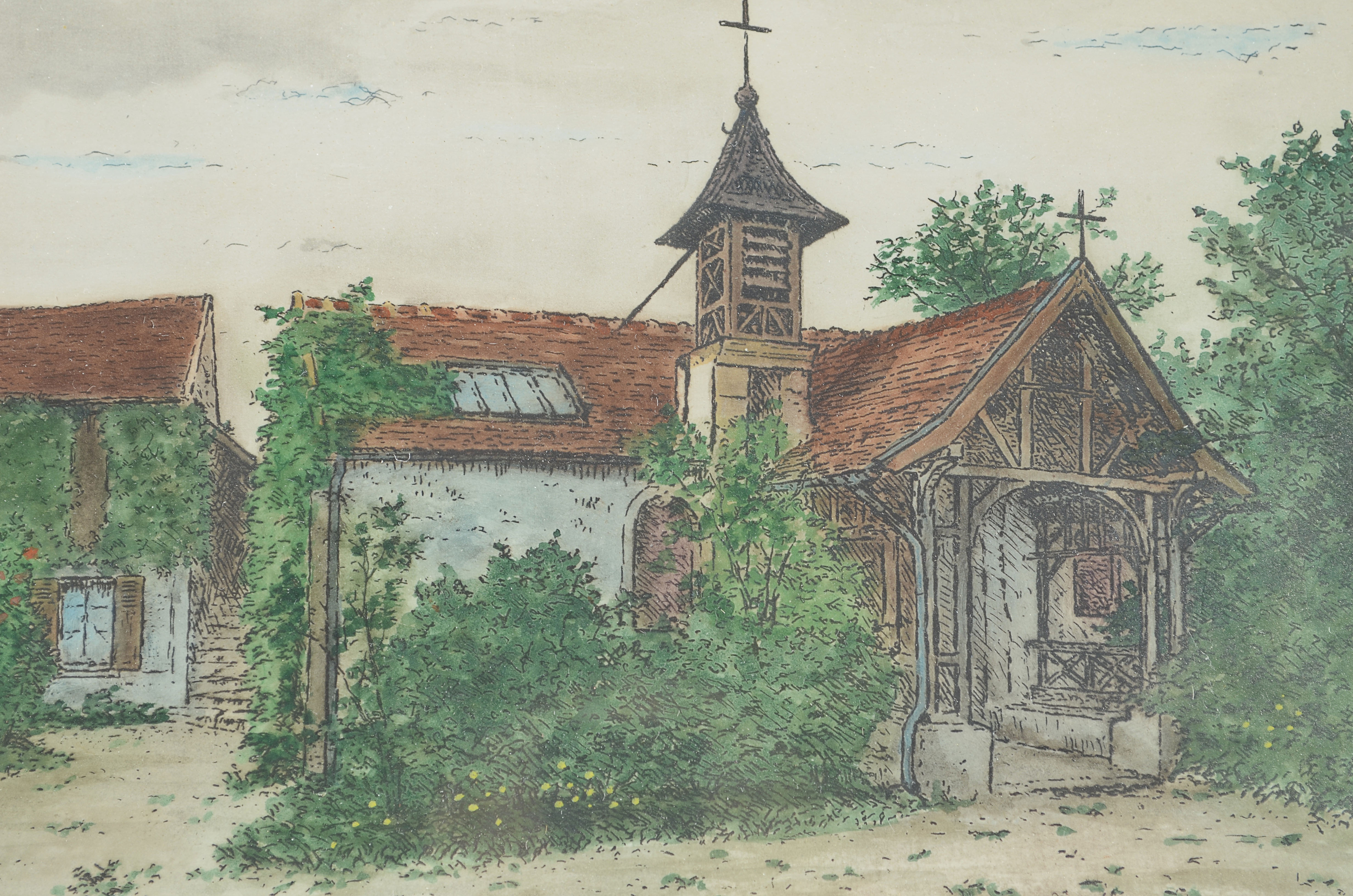 Original Marcel Jacques Color Etching