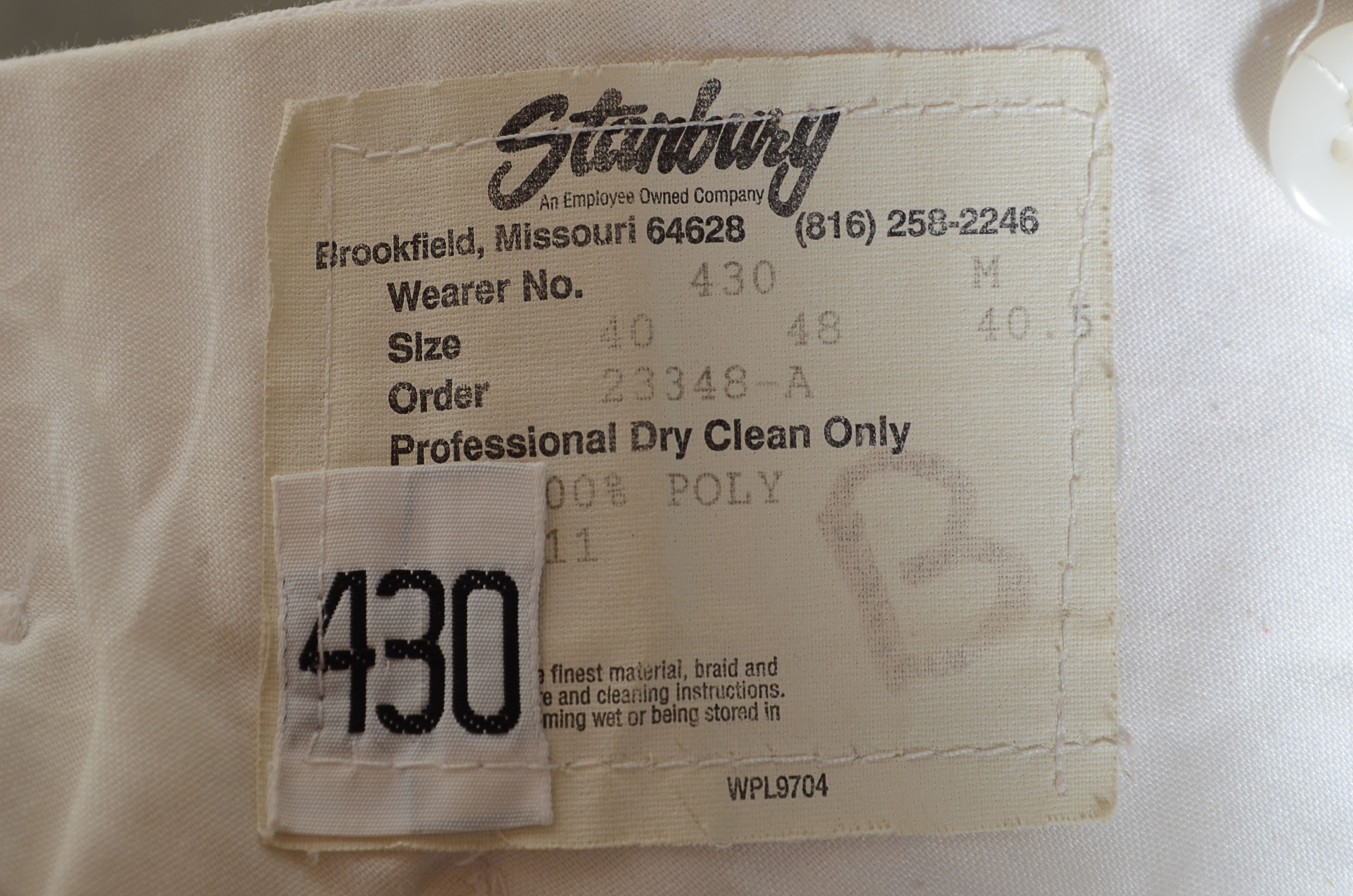 Vintage Muskegon Big Red Band uniform with coordinating hat