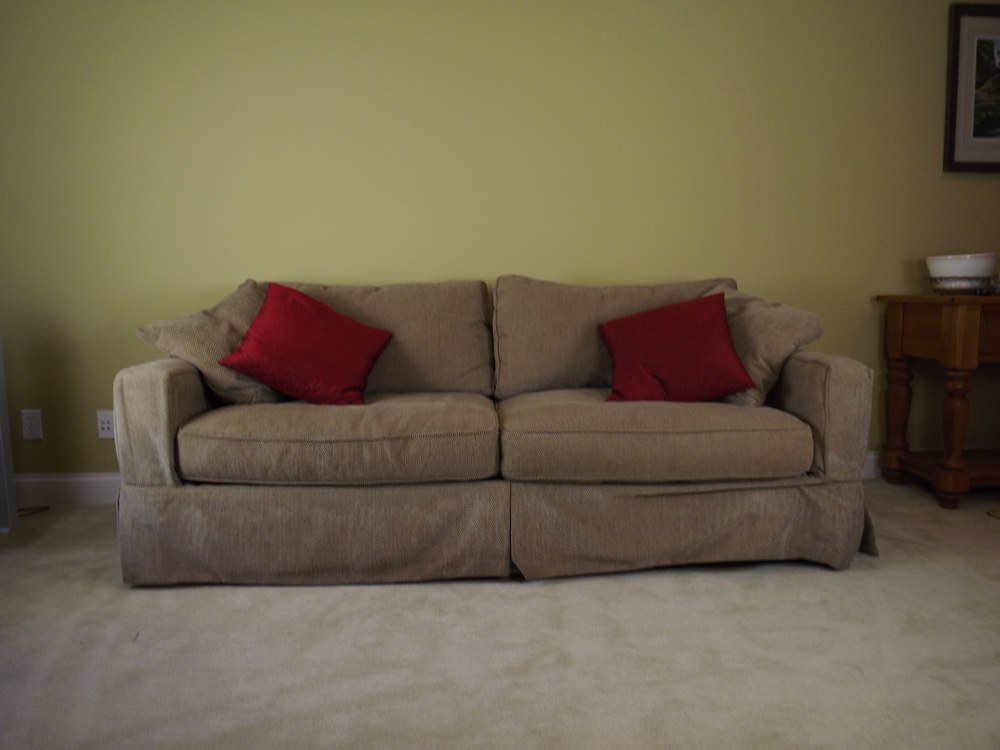 Slipcovered Sofa by Arhaus Furniture