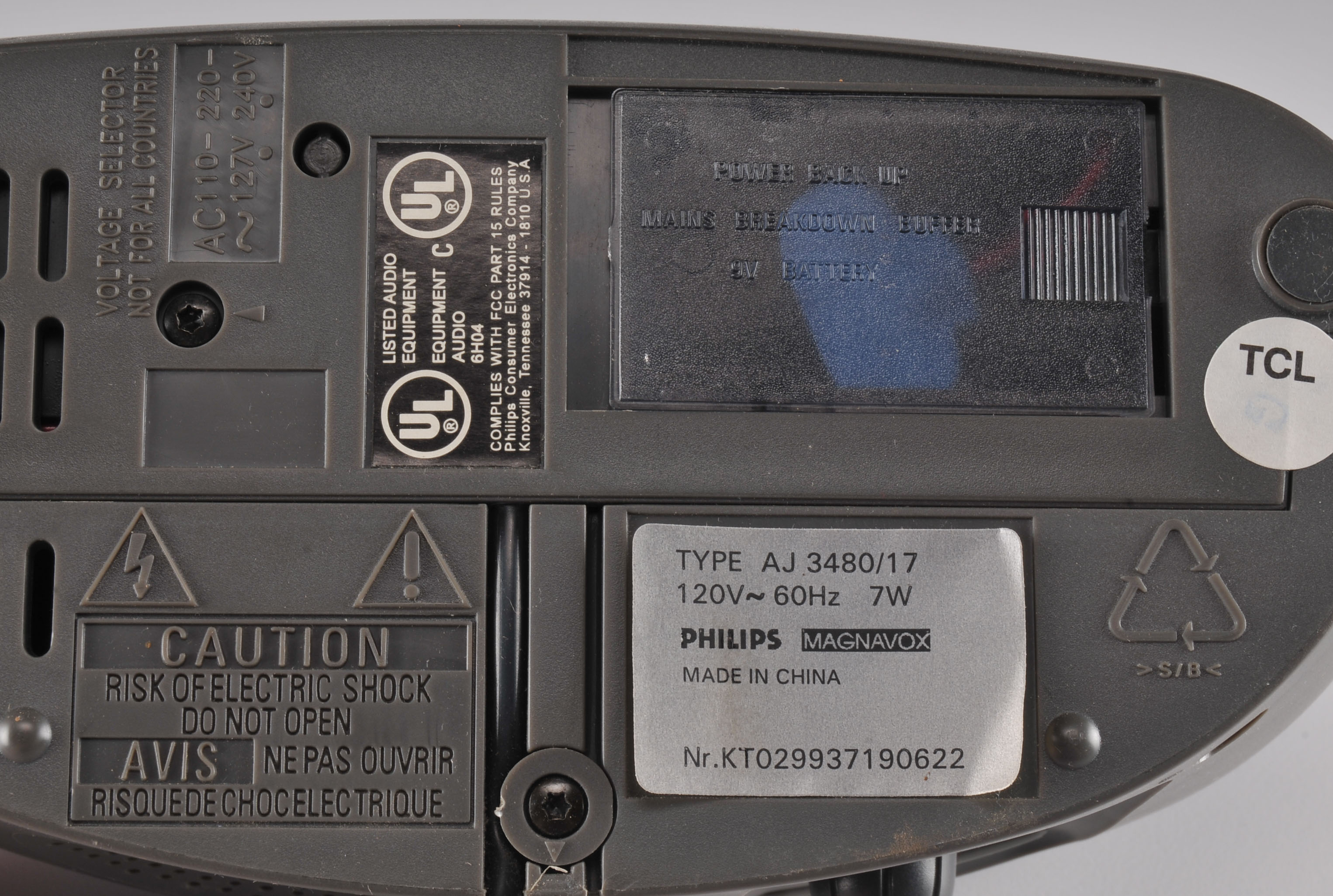 Phillips Magnavox Dual Alarm Clock