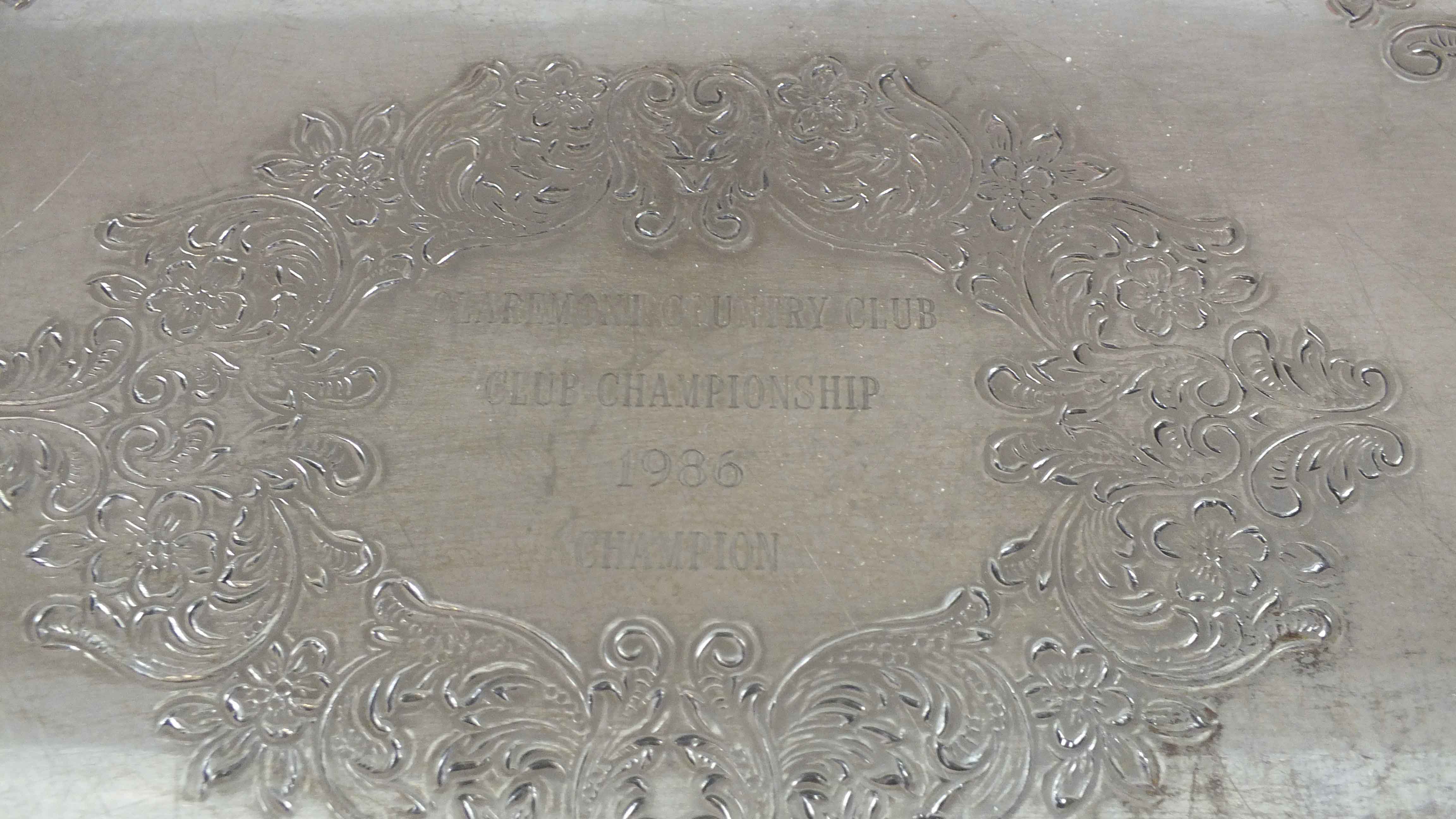 Large Silver Plate Tray and More.