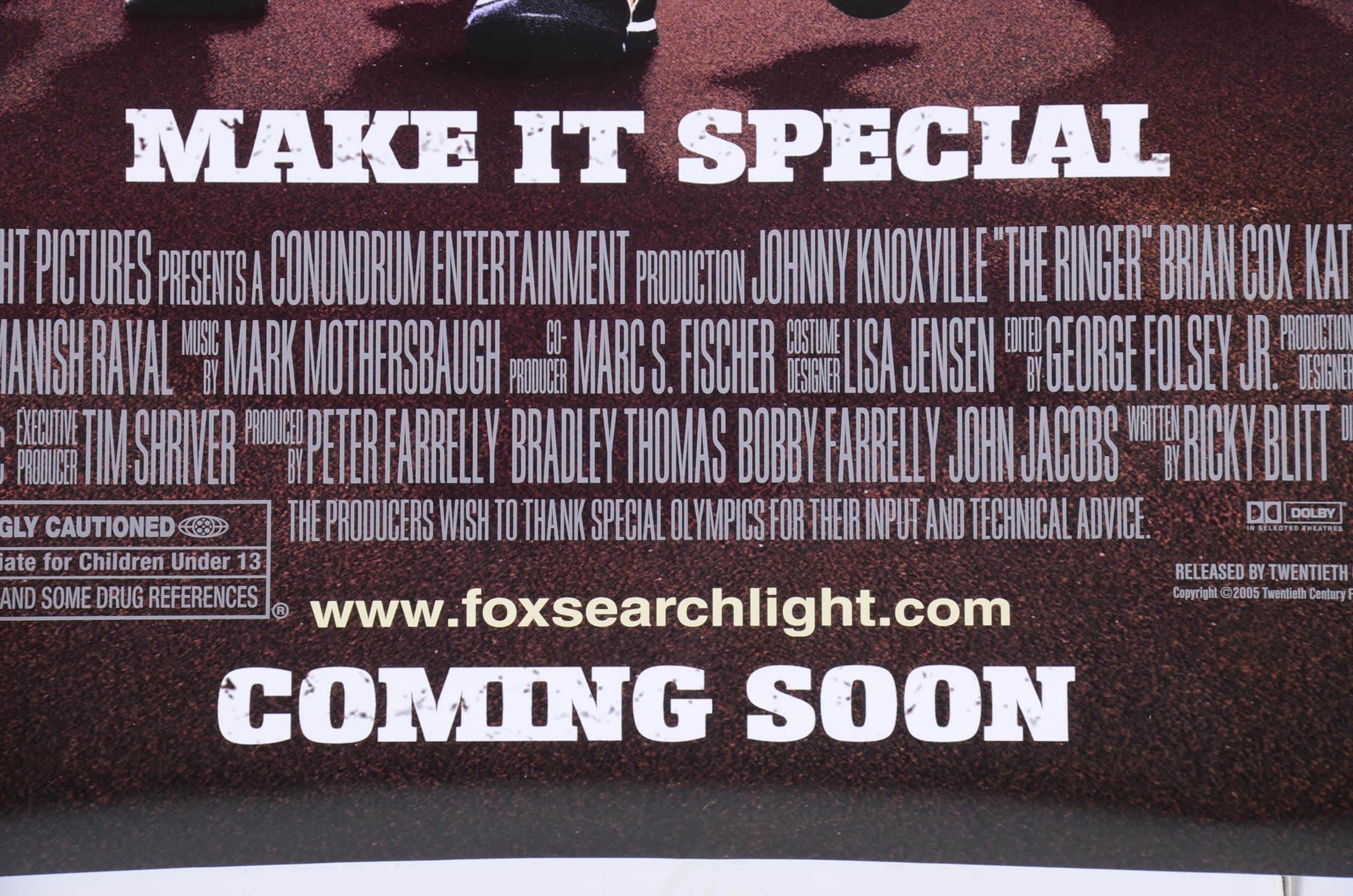 The Ringer Movie Poster, 2005 