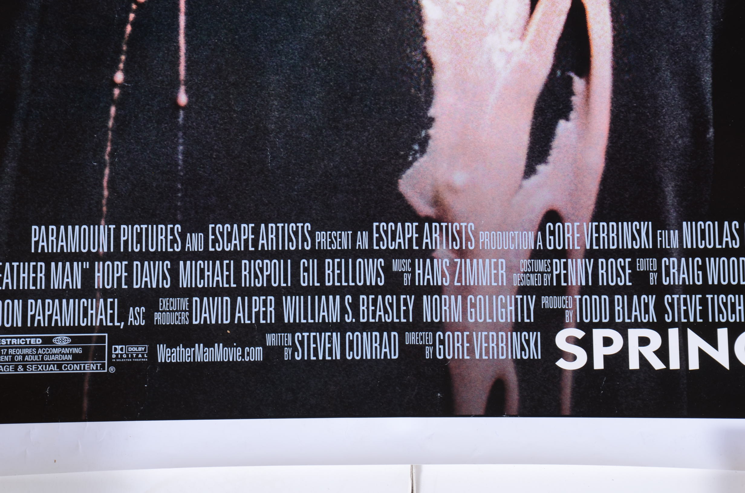 'The Weather Man' Movie Poster, 2005