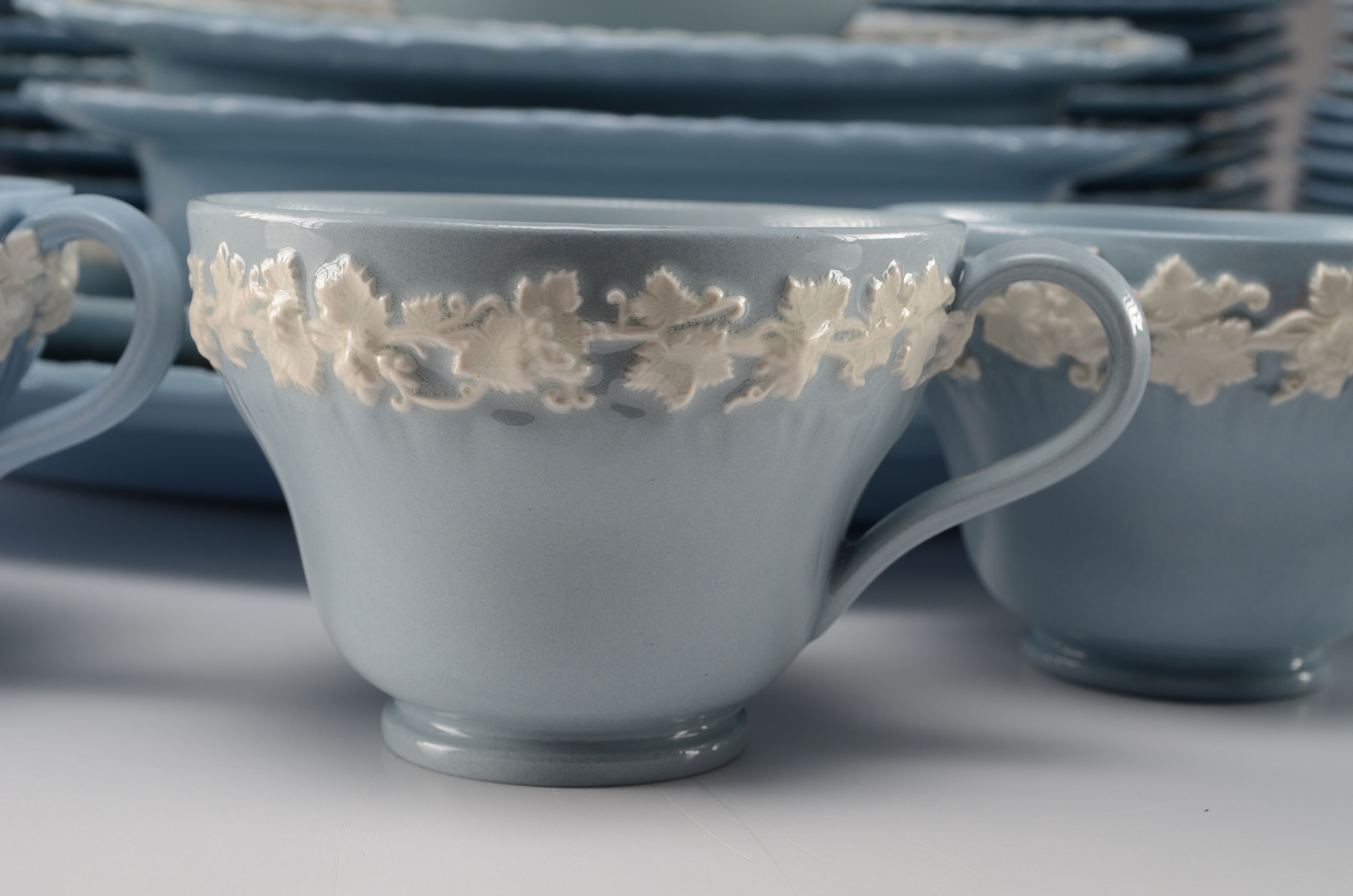 Wedgwood Embossed Queens Ware Lot