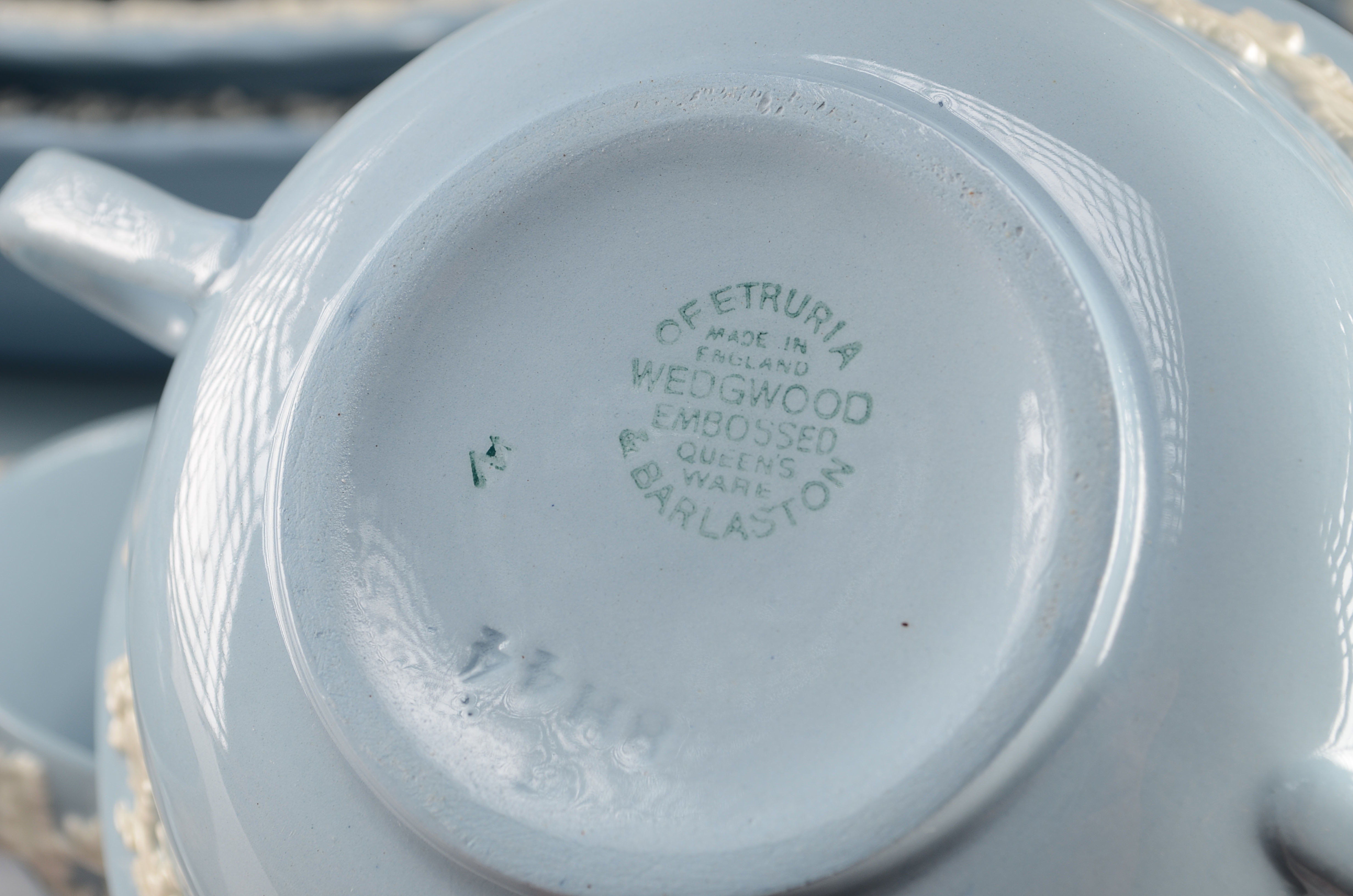 Wedgwood Embossed Queens Ware Lot