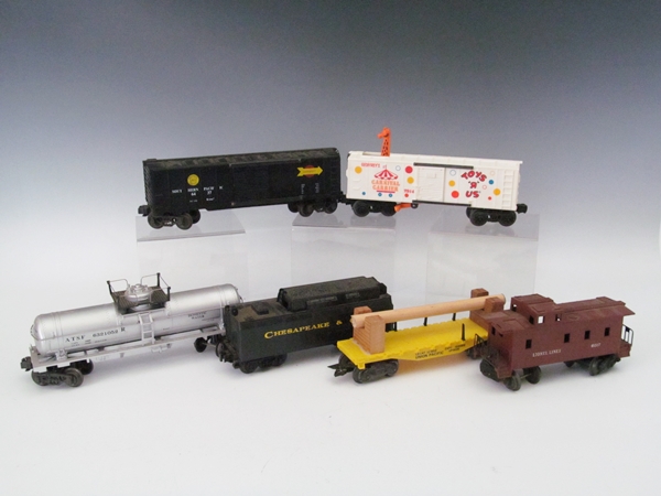 Group of Lionel & K-Line Model Train Cars