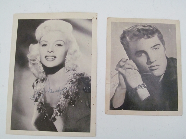 Autographed Vintage TV & Movie Star Photograhs