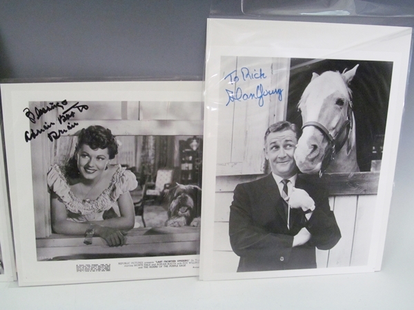 Autographed Vintage TV & Movie Star Photograhs