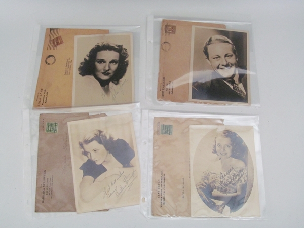 Autographed Vintage TV & Movie Star Photograhs