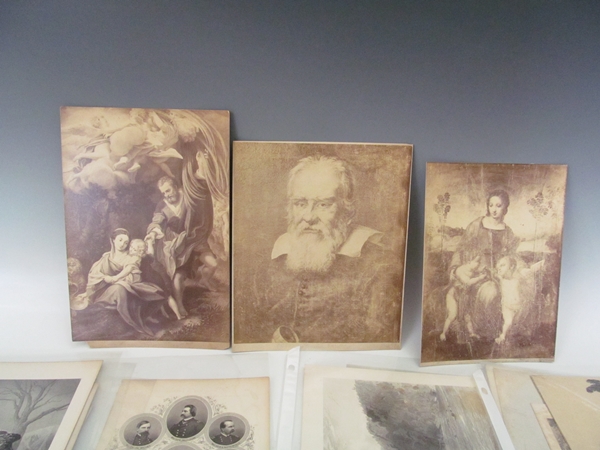 Grouping of Book Plate Prints & Ephemera