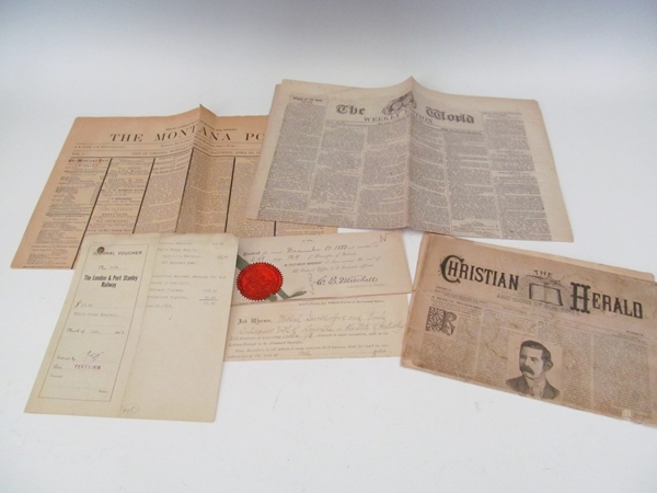 Grouping of Book Plate Prints & Ephemera