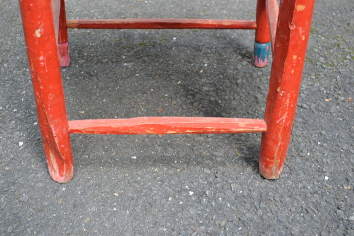 Antique Hand Painted Ladder Back Chair