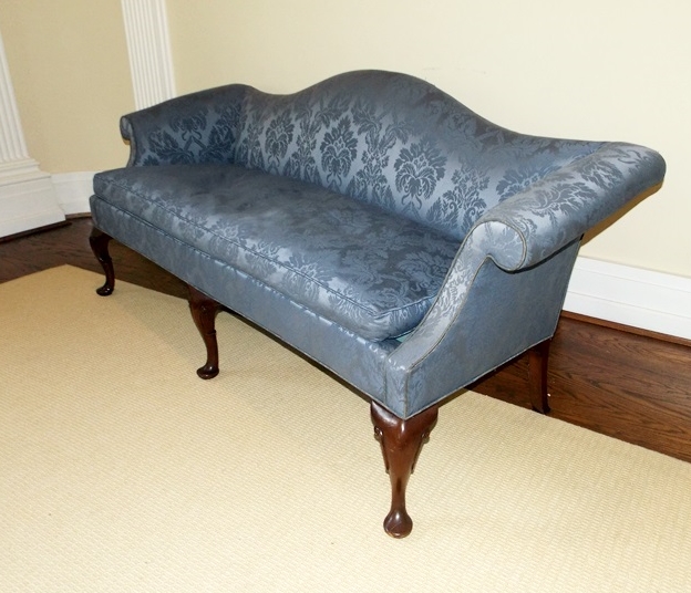 Vintage Queen Anne Style Sofa