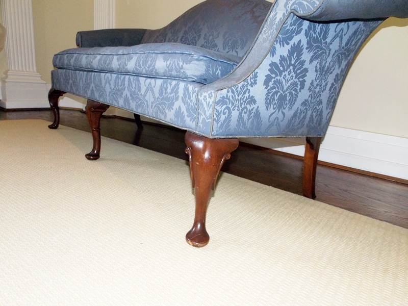 Vintage Queen Anne Style Sofa