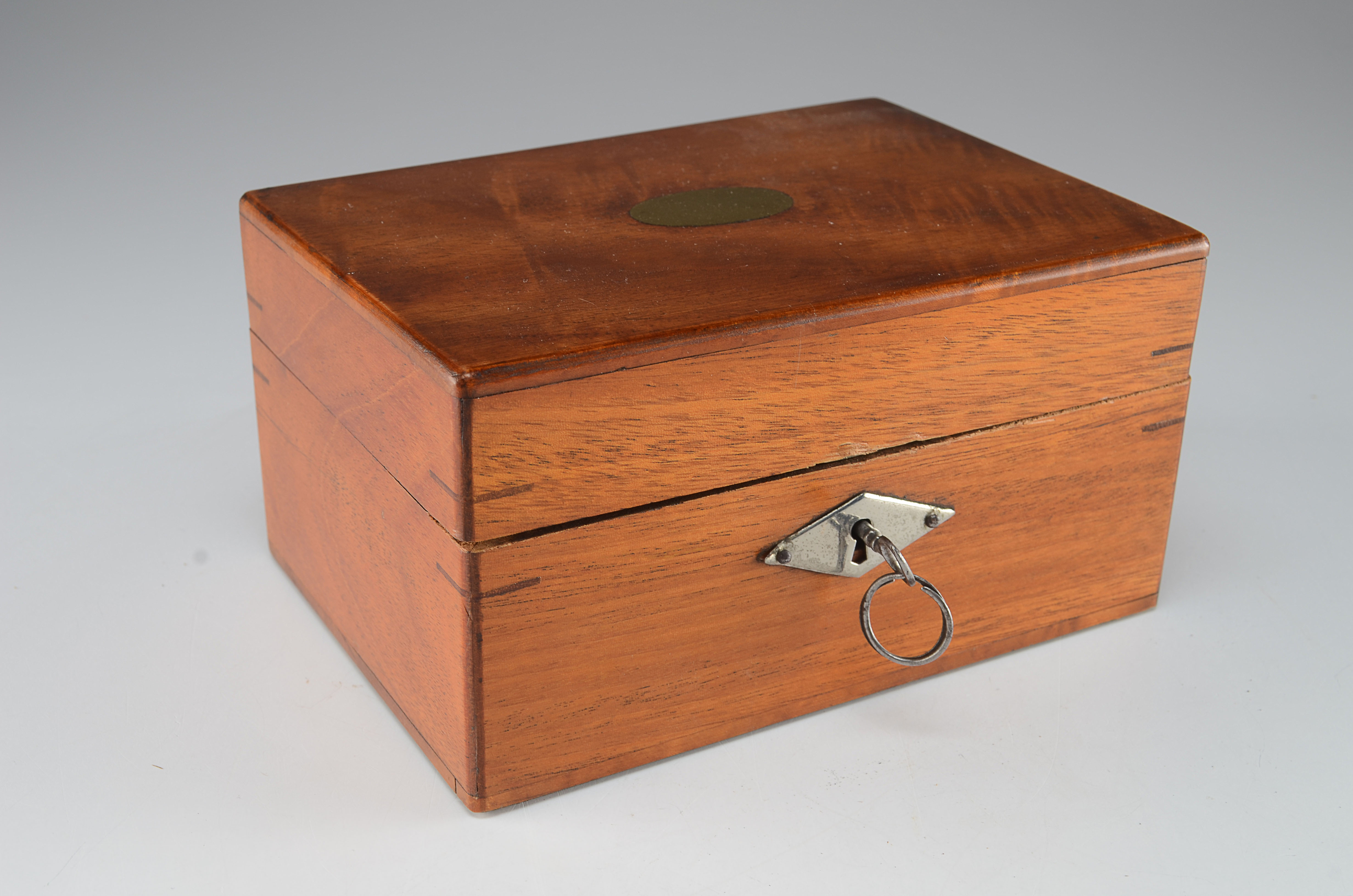 Antique Apothecary Chest with 23 Glass Vials