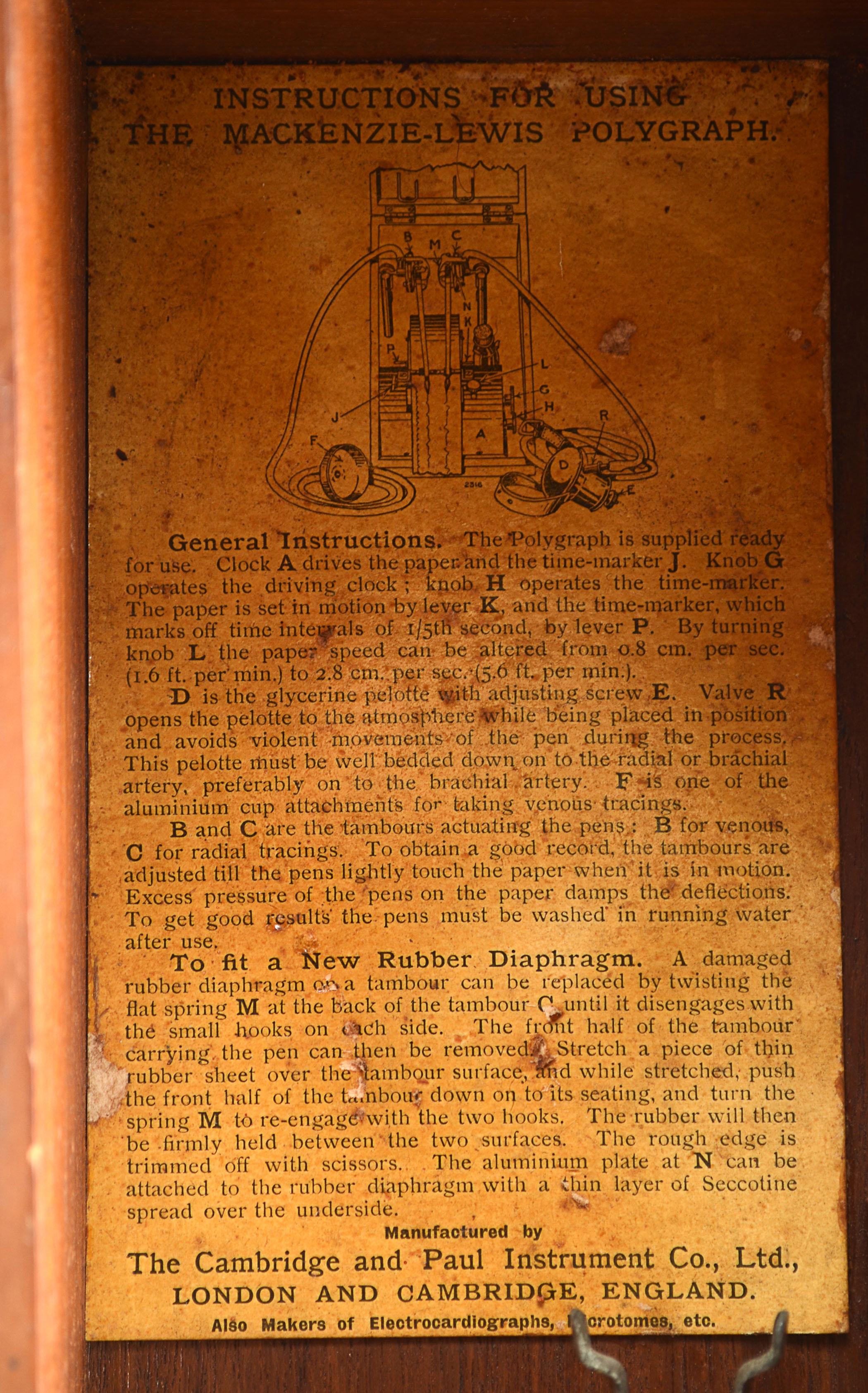 Antique Polygraph Machine