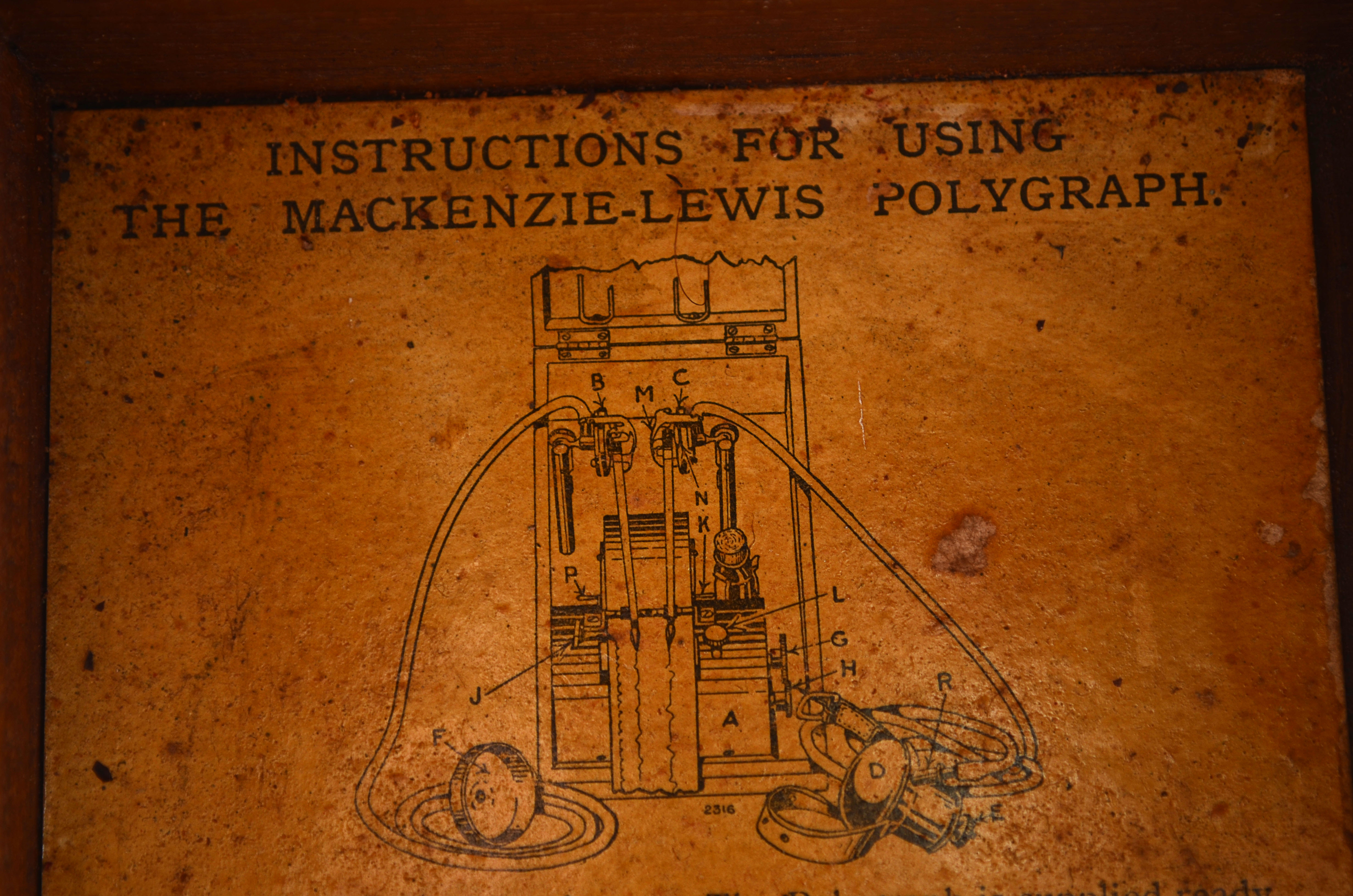 Antique Polygraph Machine