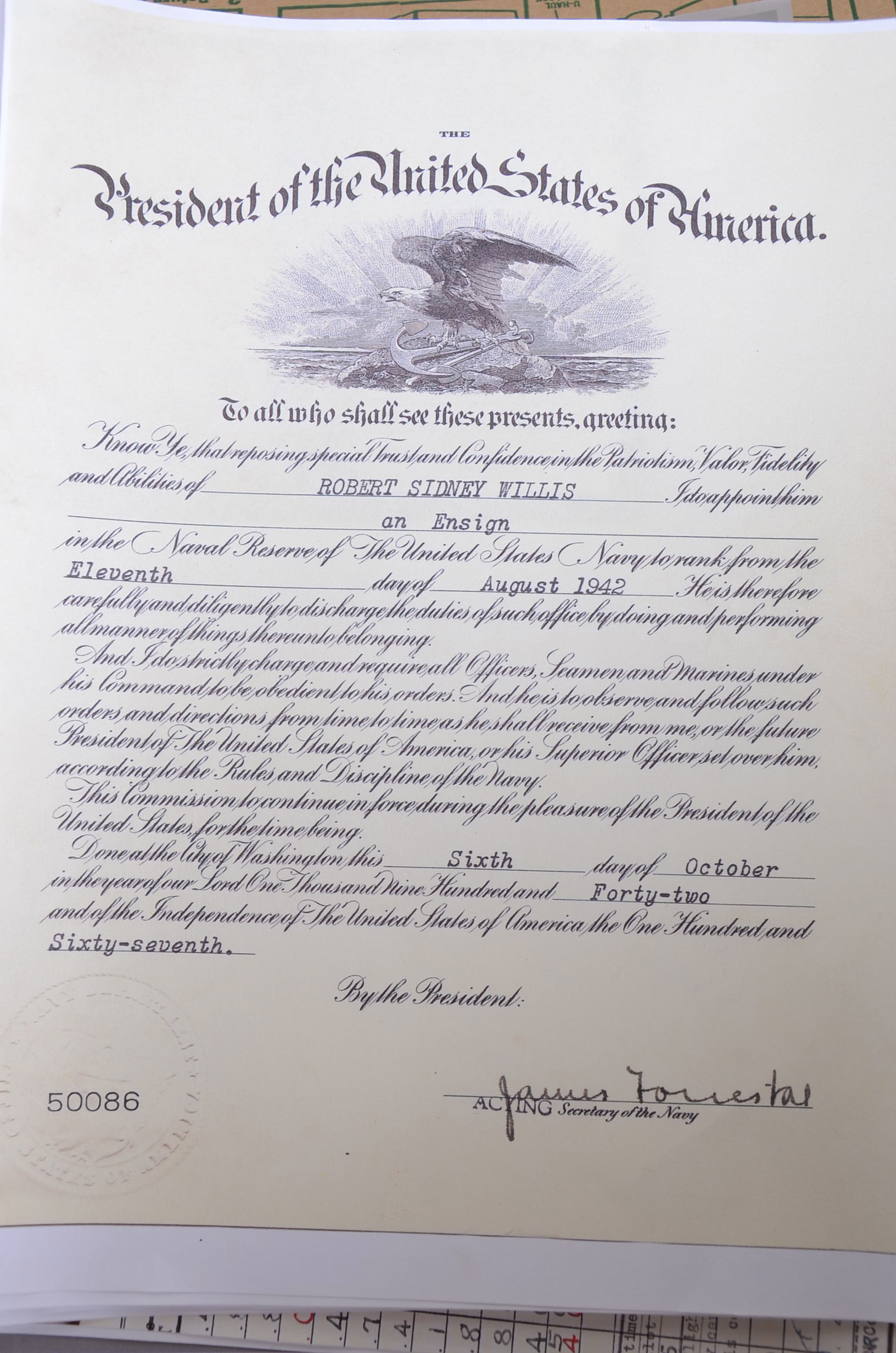 WWII Pilot Suit of Robert S. Willis, Lt. A-1 USNR