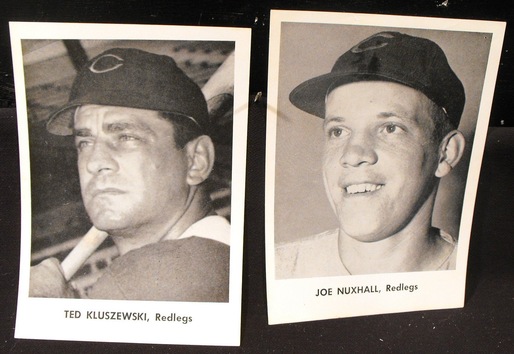 Late 1950s Cincinnati Reds Picture Pack Photos With Frank Robinson & Joe Nuxhall