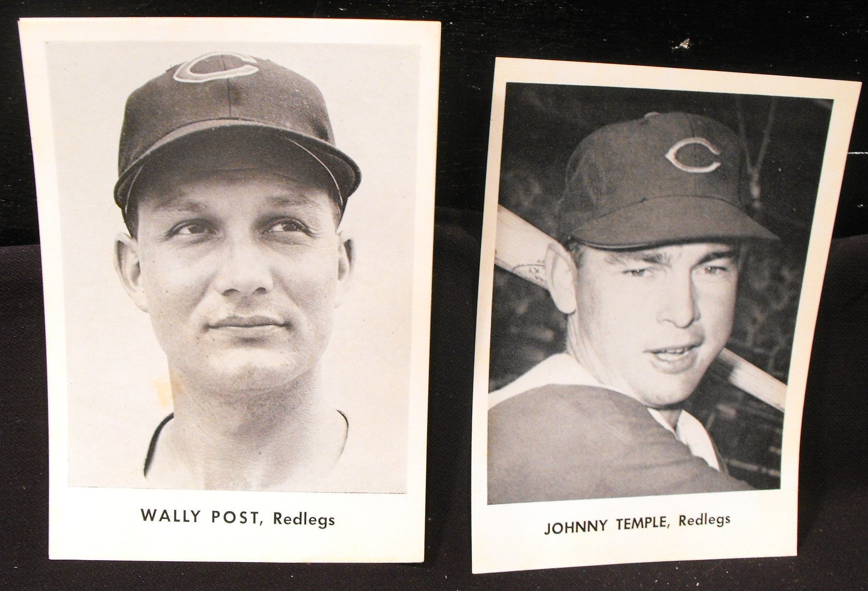 Late 1950s Cincinnati Reds Picture Pack Photos With Frank Robinson & Joe Nuxhall