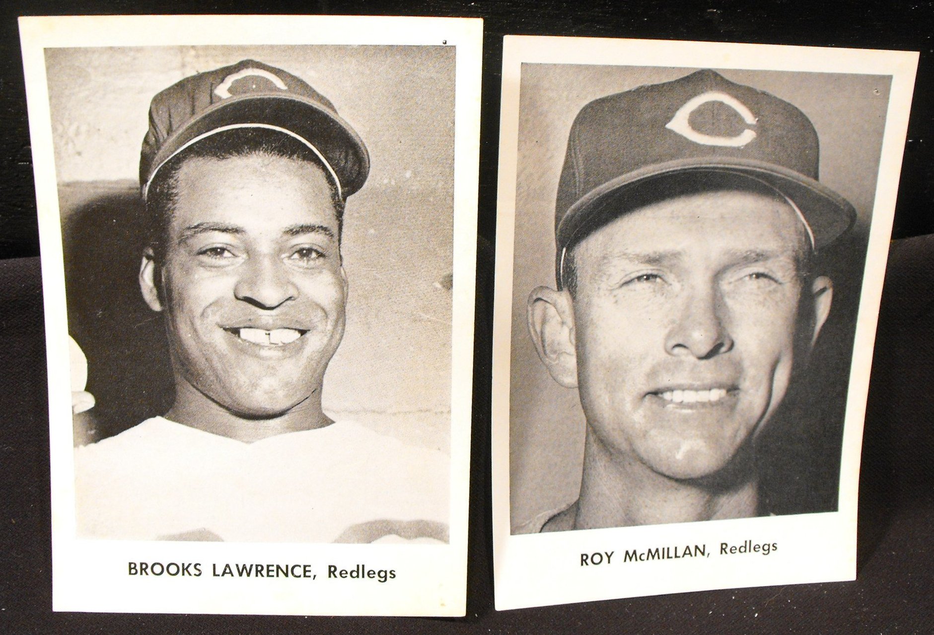 Late 1950s Cincinnati Reds Picture Pack Photos With Frank Robinson & Joe Nuxhall