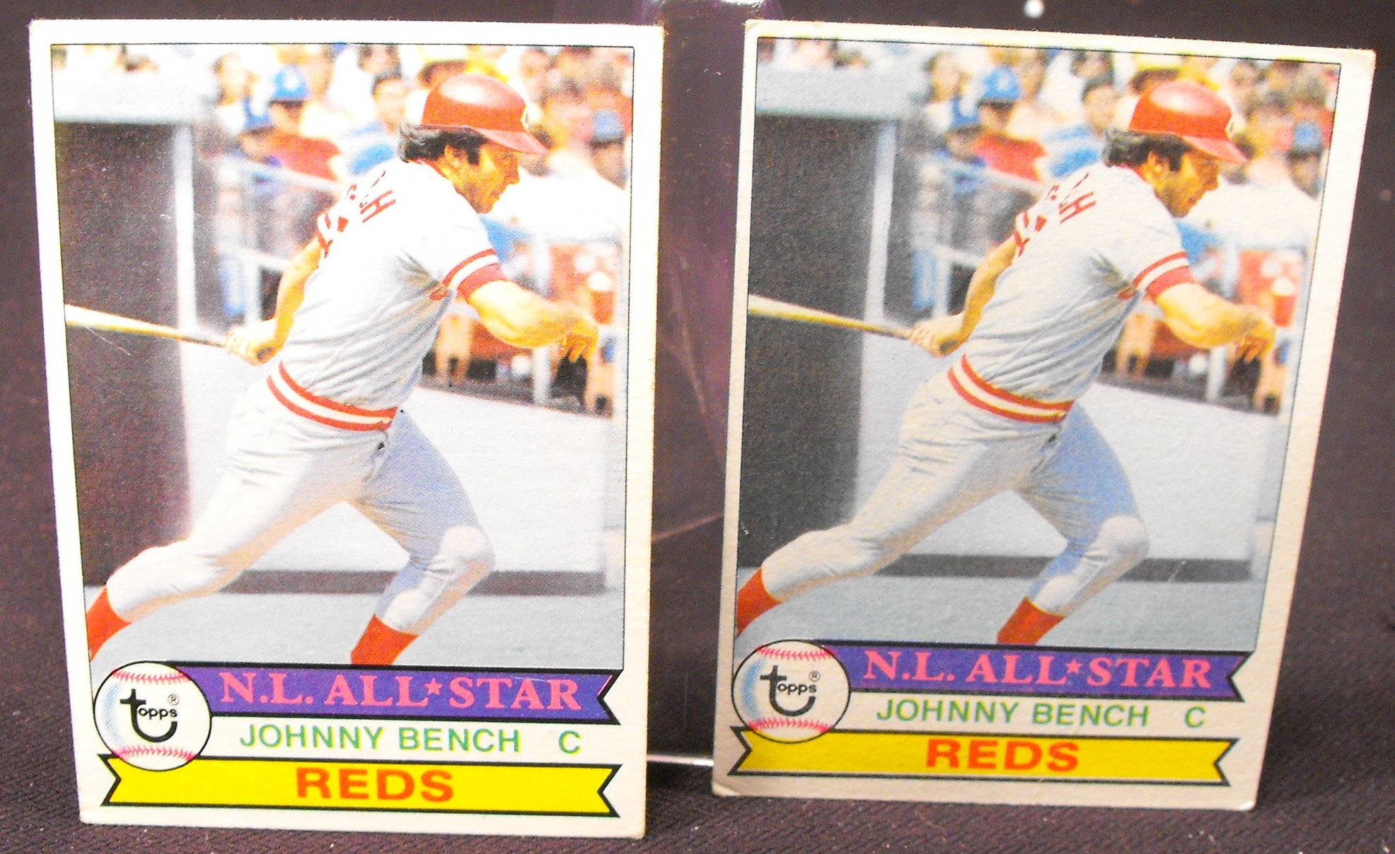 Vintage Johnny Bench Topps Baseball Cards